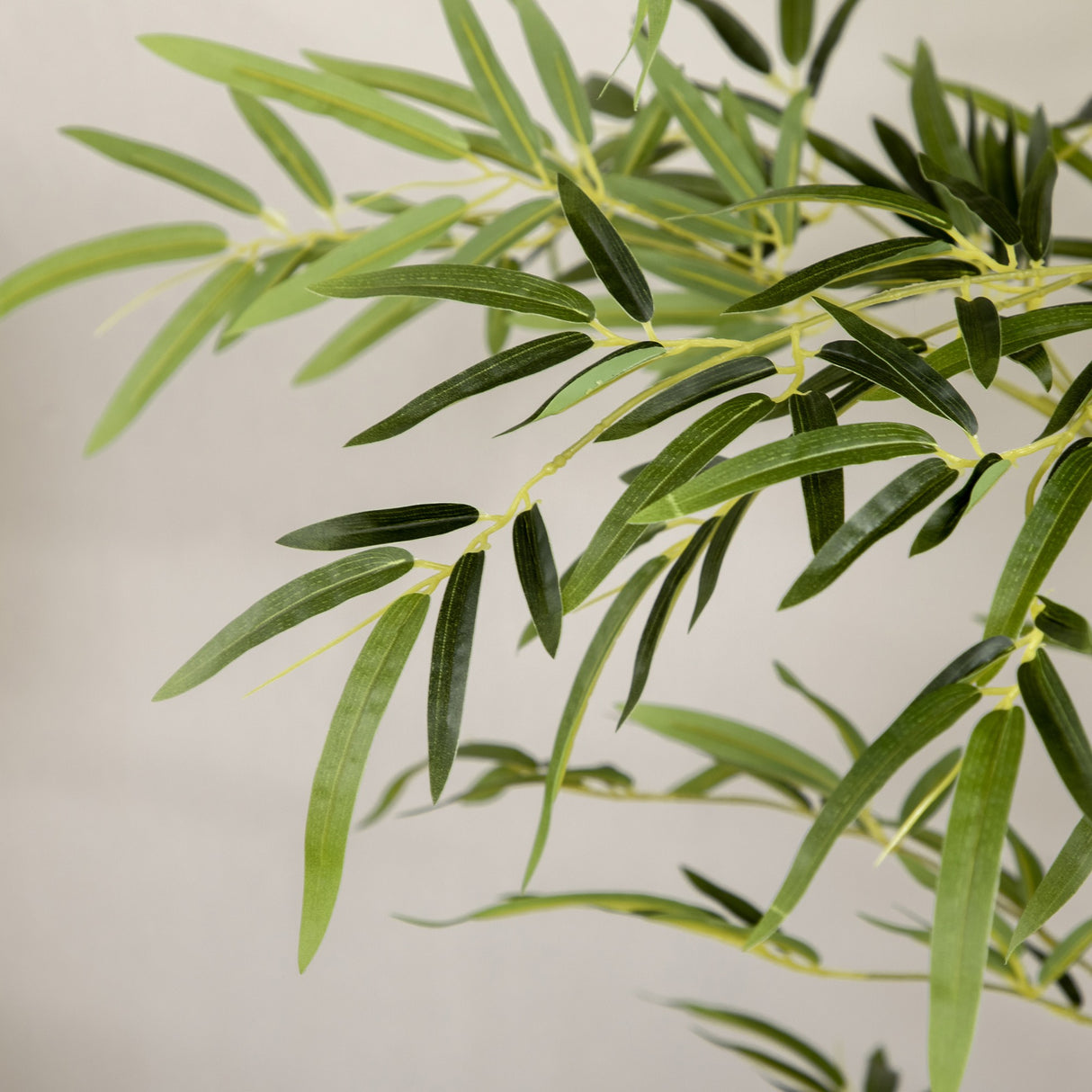 easycomfort easycomfort bambu in vaso artificiale alto 150cm per interno ed esterno verde