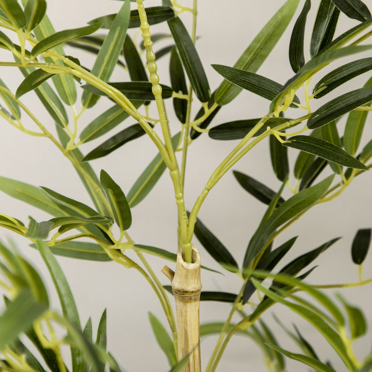 easycomfort easycomfort bambu in vaso artificiale alto 150cm per interno ed esterno verde