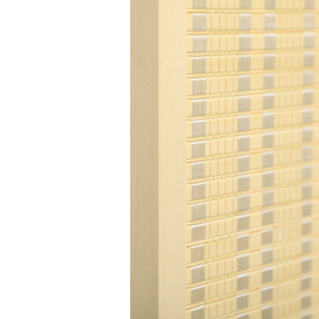 easycomfort easycomfort paravento da interno a 4 ante pieghevole altezza 180cm legno e bambu stile boho colore naturale