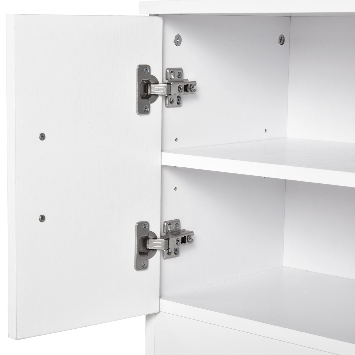 easycomfort easycomfort mobile per ingresso con scarpiera e appendiabiti in legno bianco 100x32x187cm