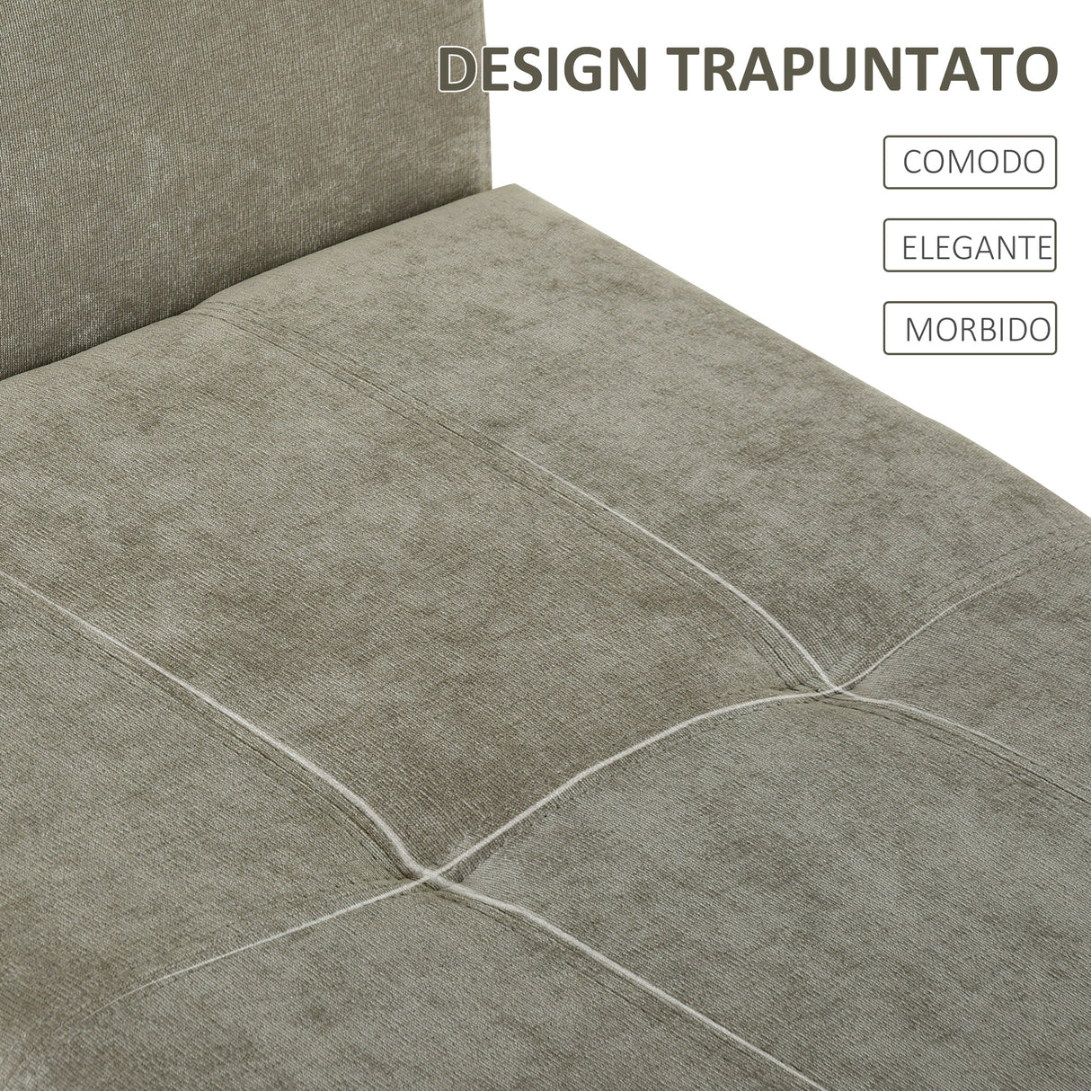 easycomfort easycomfort panca contenitore imbottita trapuntata con braccioli grigio ean 8054144137278