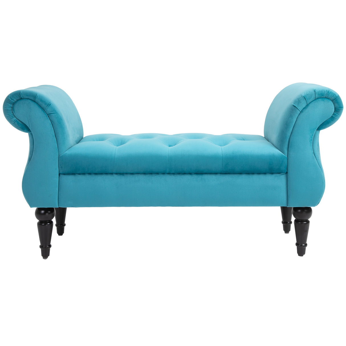 easycomfort easycomfort panca stile vintage con braccioli imbottita velluto blu capitonne ean 8055776914985