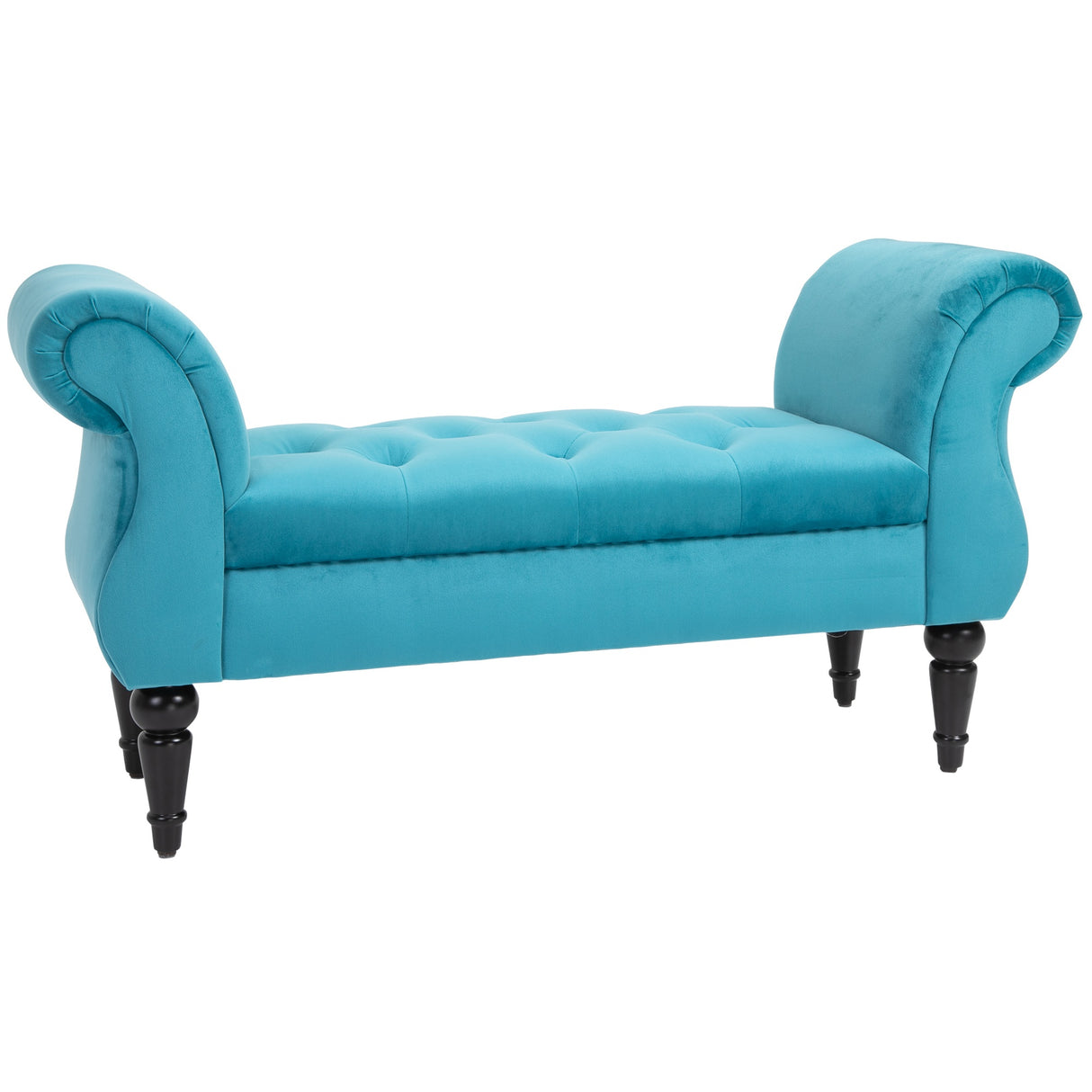 easycomfort easycomfort panca stile vintage con braccioli imbottita velluto blu capitonne ean 8055776914985