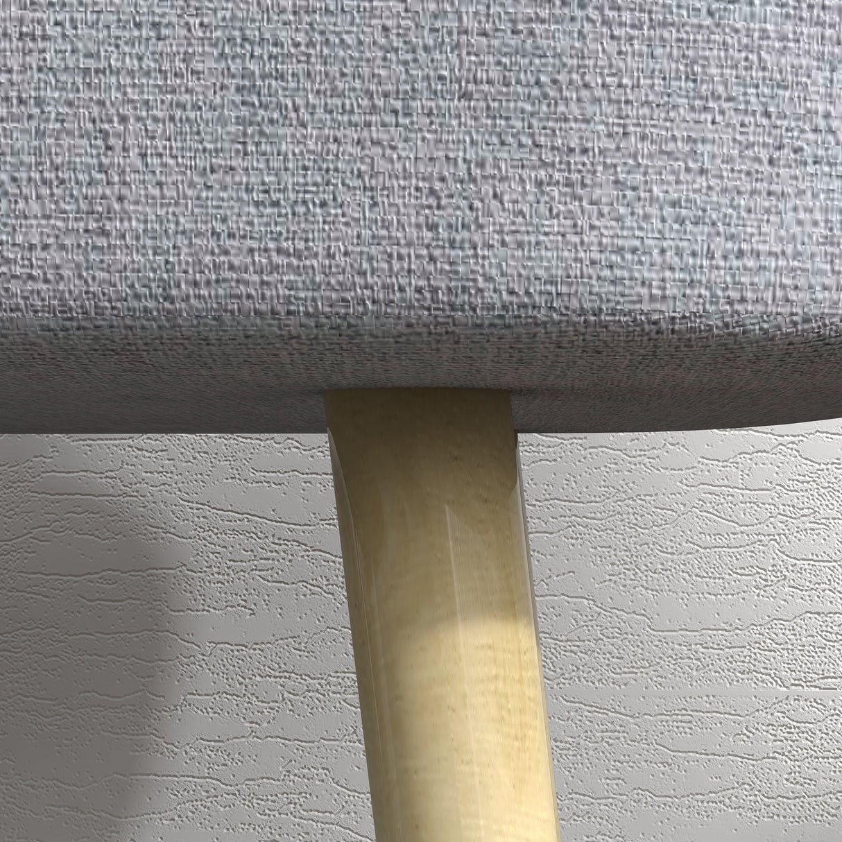 easycomfort easycomfort panca imbottita fondo letto in tessuto con gambe in acciaio effetto legno 114x38x45cm grigio