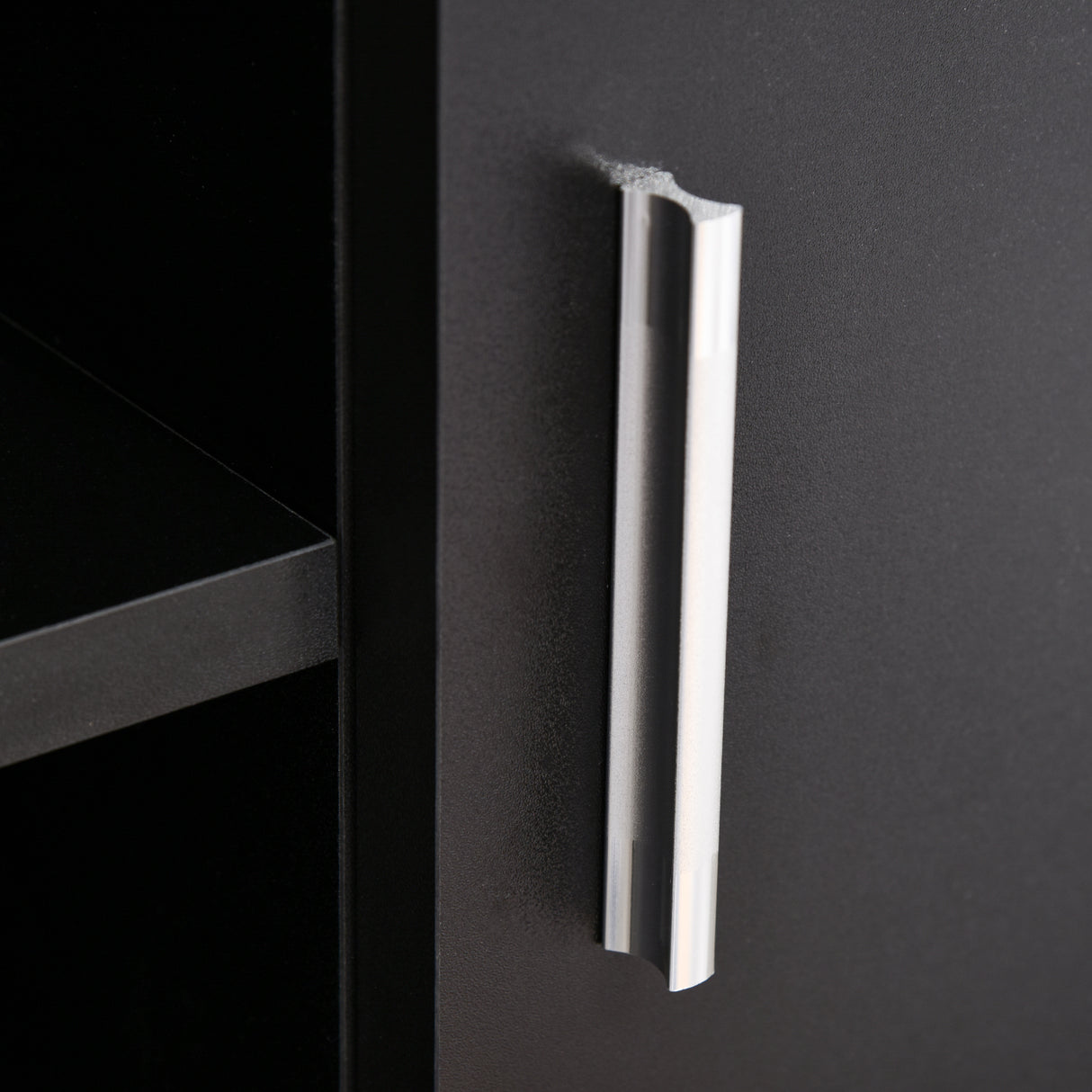 easycomfort easycomfort mobile porta tv classico con 2 ripiani e 2 antine nero ean 8055776910765