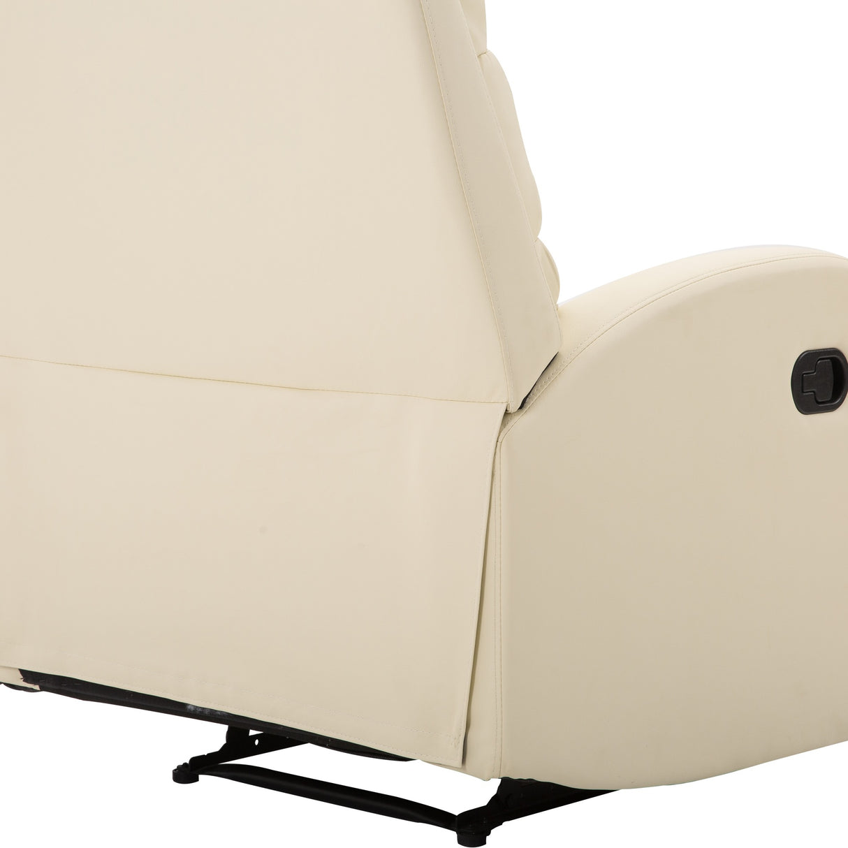 easycomfort easycomfort poltrona relax reclinabile con poggiapiedi in ecopelle crema ean 8055776913094