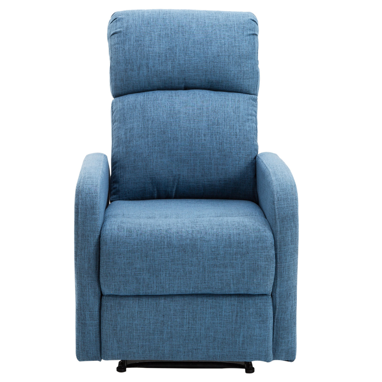 easycomfort easycomfort poltrona relax reclinabile manuale con poggiapiedi portata 125kg tessuto blu 66 83 107cm ean 8055776912165
