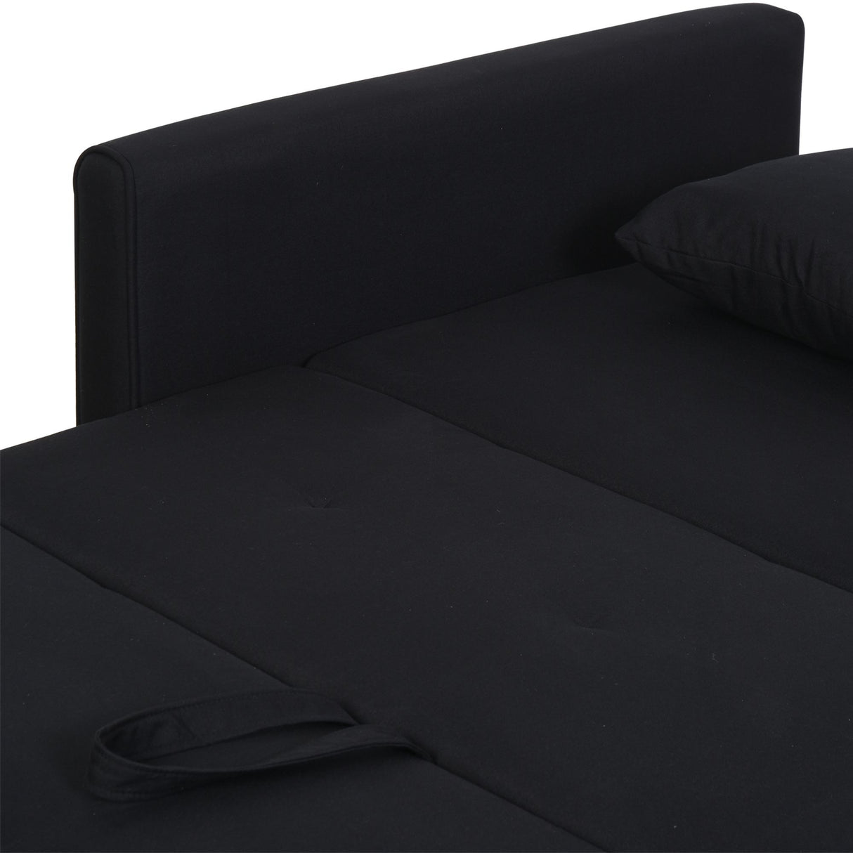 easycomfort easycomfort divano letto 2 posti con spazio portaoggetti per soggiorno e camera in policotone e gommapiuma grigio