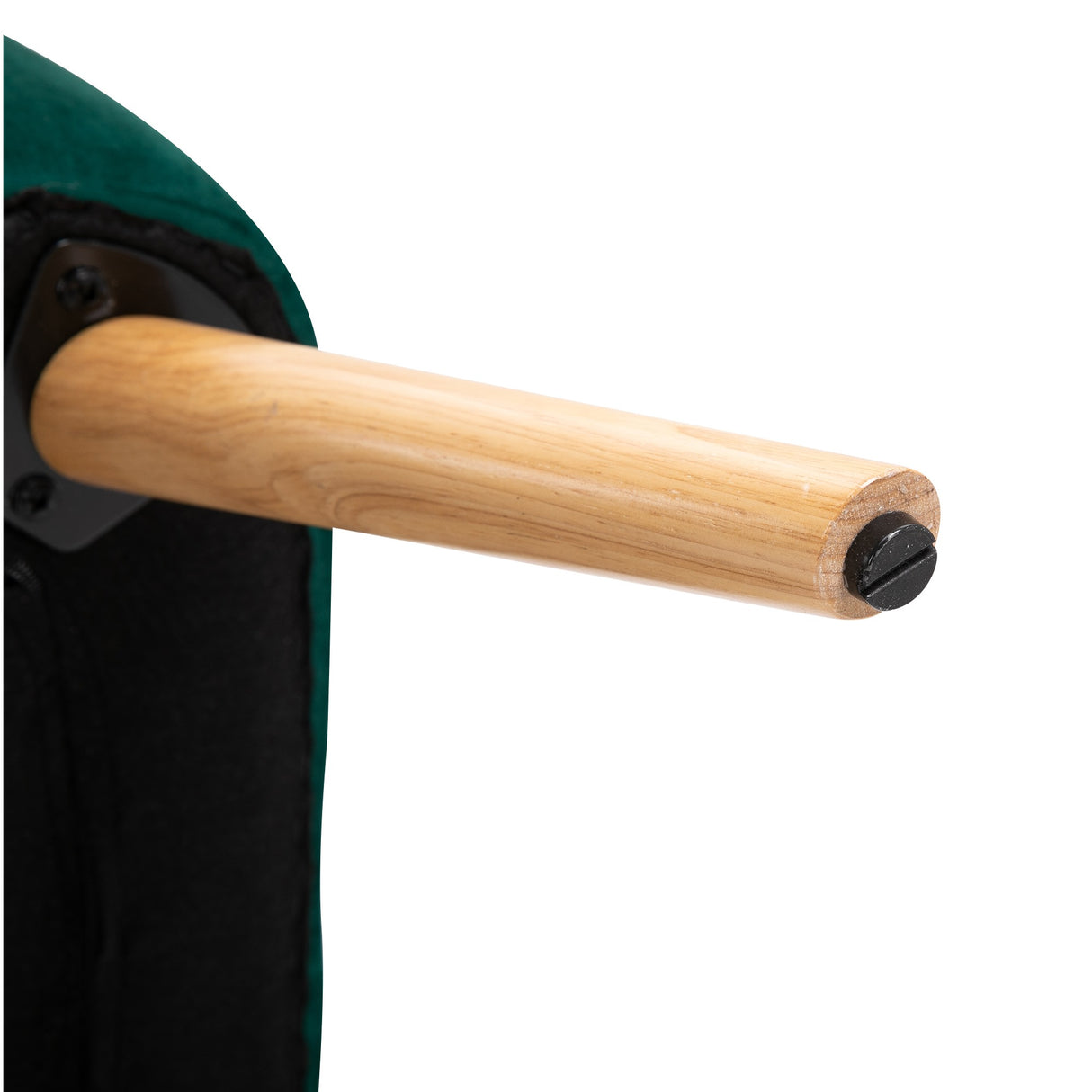 easycomfort easycomfort poltroncina stile nordico dal design ergonomico in legno e velluto verde ean 8055776914923