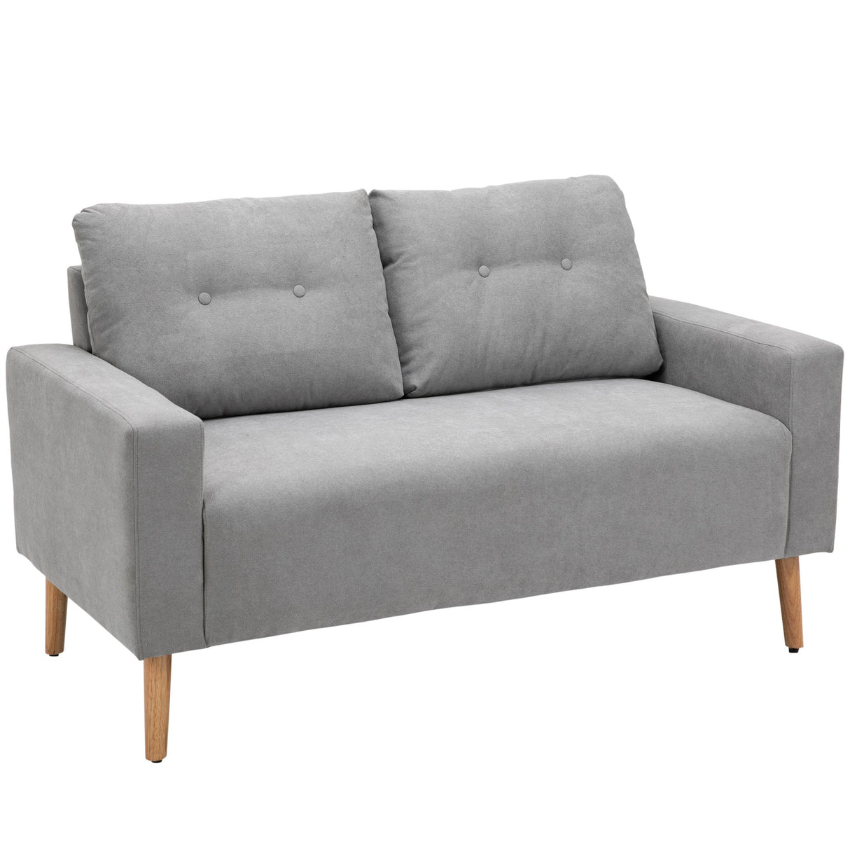 easycomfort easycomfort divano 2 posti compatto design moderno schienale trapuntato grigio ean 8054144135021