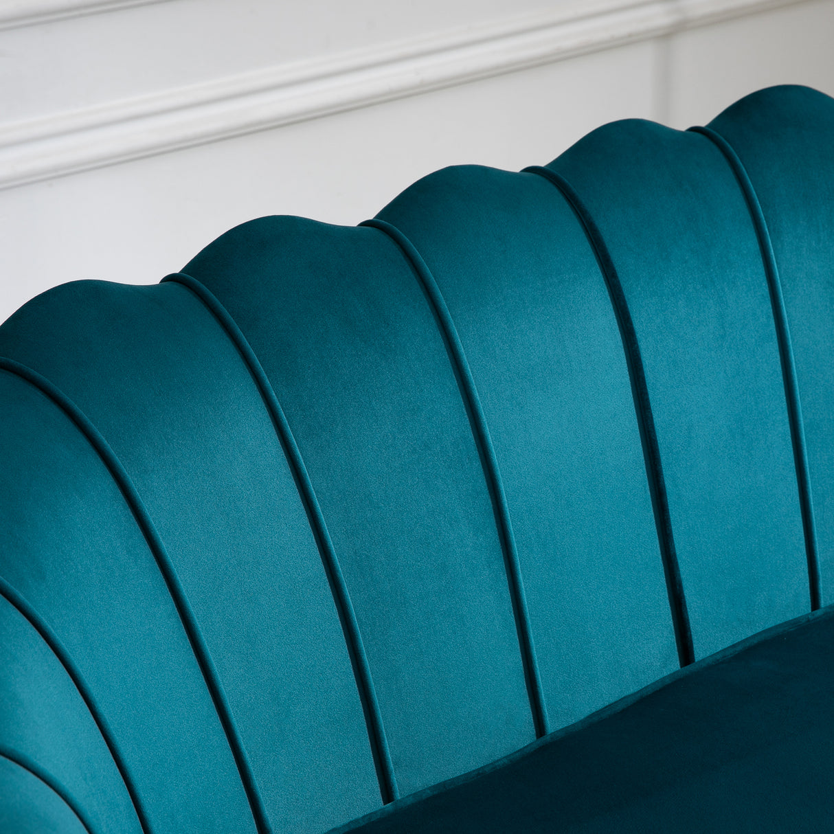 easycomfort easycomfort divano vintage 2 posti in stile industrial chic in velluto verde ean 8055776912905