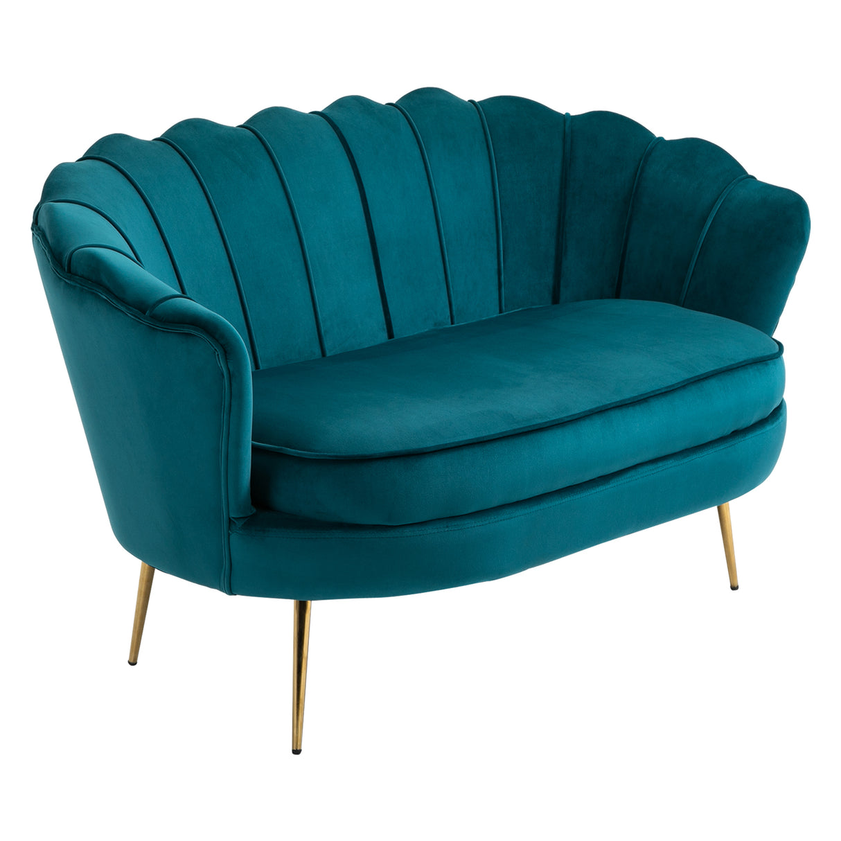 easycomfort easycomfort divano vintage 2 posti in stile industrial chic in velluto verde ean 8055776912905