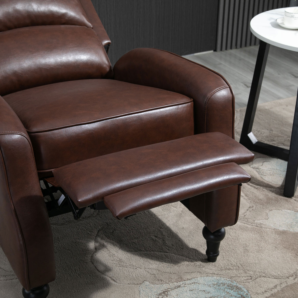 easycomfort easycomfort poltrona relax reclinabile manuale in similpelle marrone ean 8055776911946