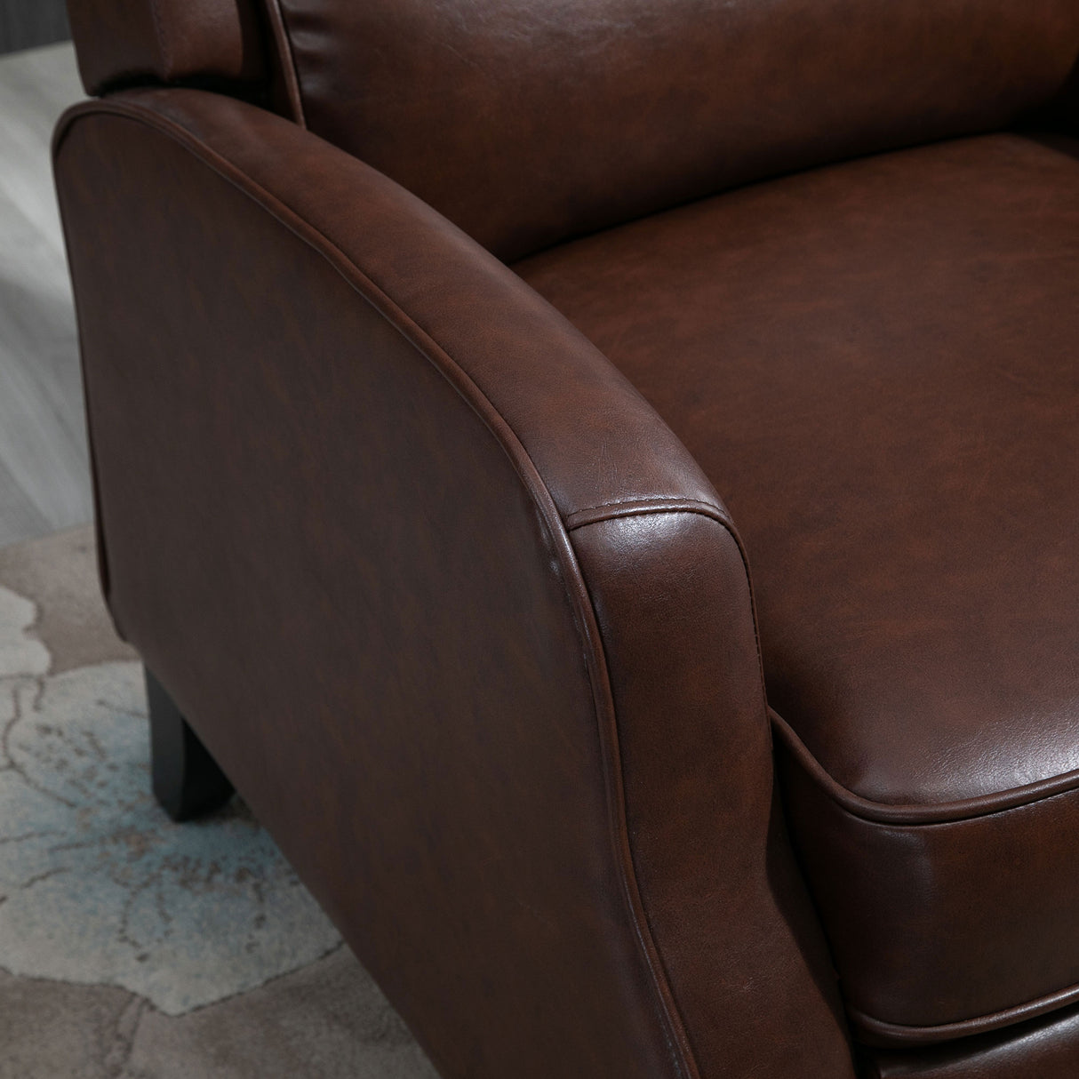 easycomfort easycomfort poltrona relax reclinabile manuale in similpelle marrone ean 8055776911946