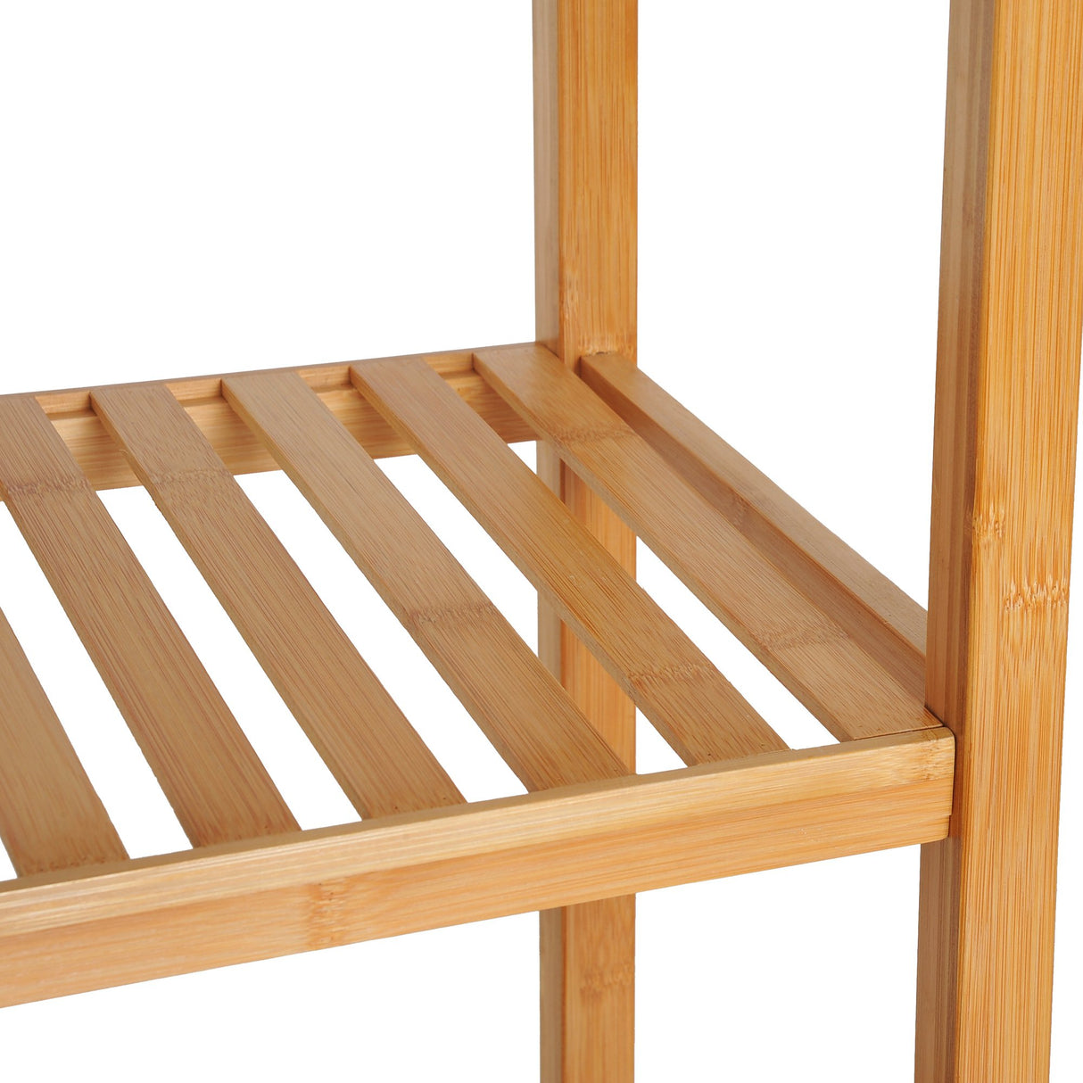 easycomfort easycomfort mobile a colonna per bagno in bambu con 4 ripiani e un armadietto 36x33x140cm ean 8054111845311