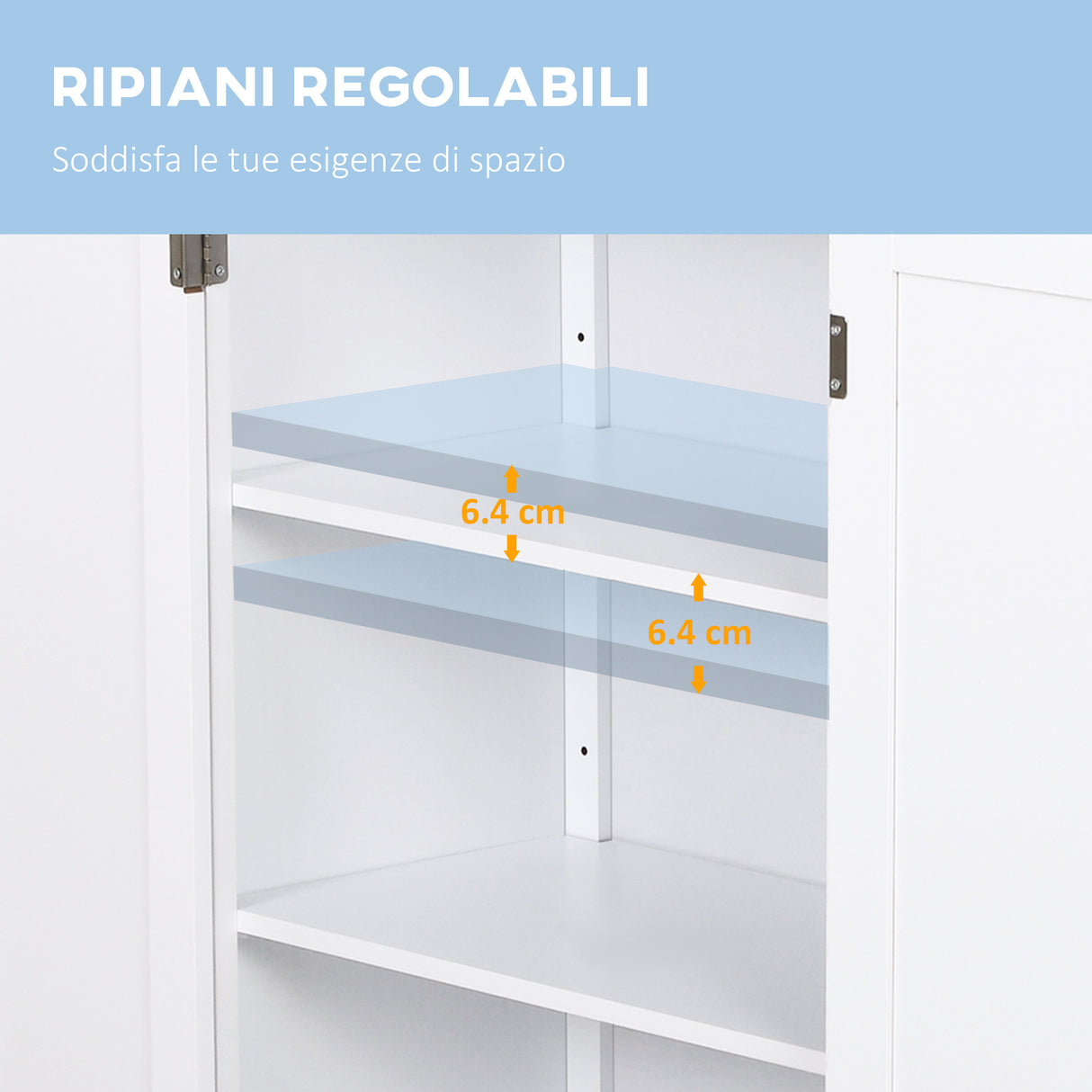 easycomfort easycomfort mobiletto da bagno due ante bianco 60 x 30 x 80cm ean 8054144130422