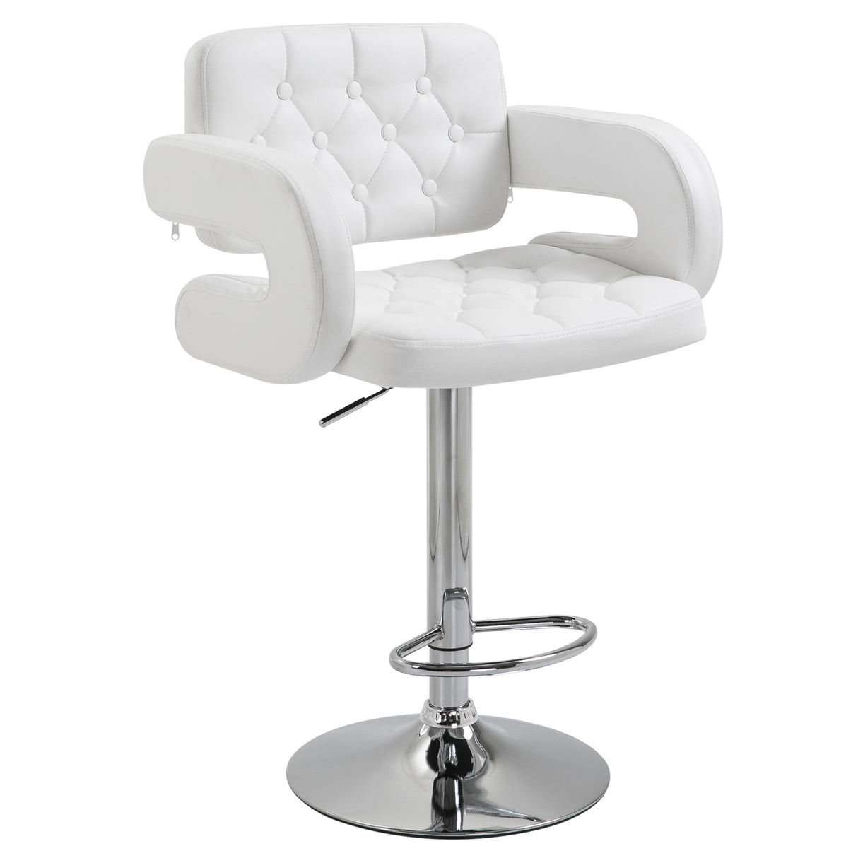 easycomfort easycomfort sgabello alto da bar con schienale e braccioli regolabile girevole ean 8054144130910