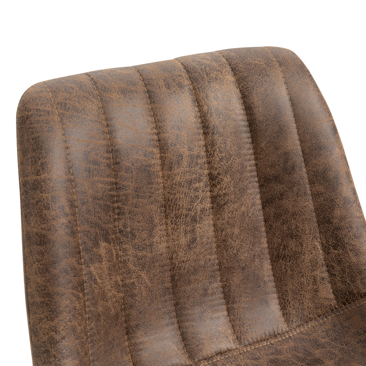 easycomfort easycomfort set 2 sgabelli da bar in stile industriale con altezza regolabile in similpelle marrone ean 8054144137940