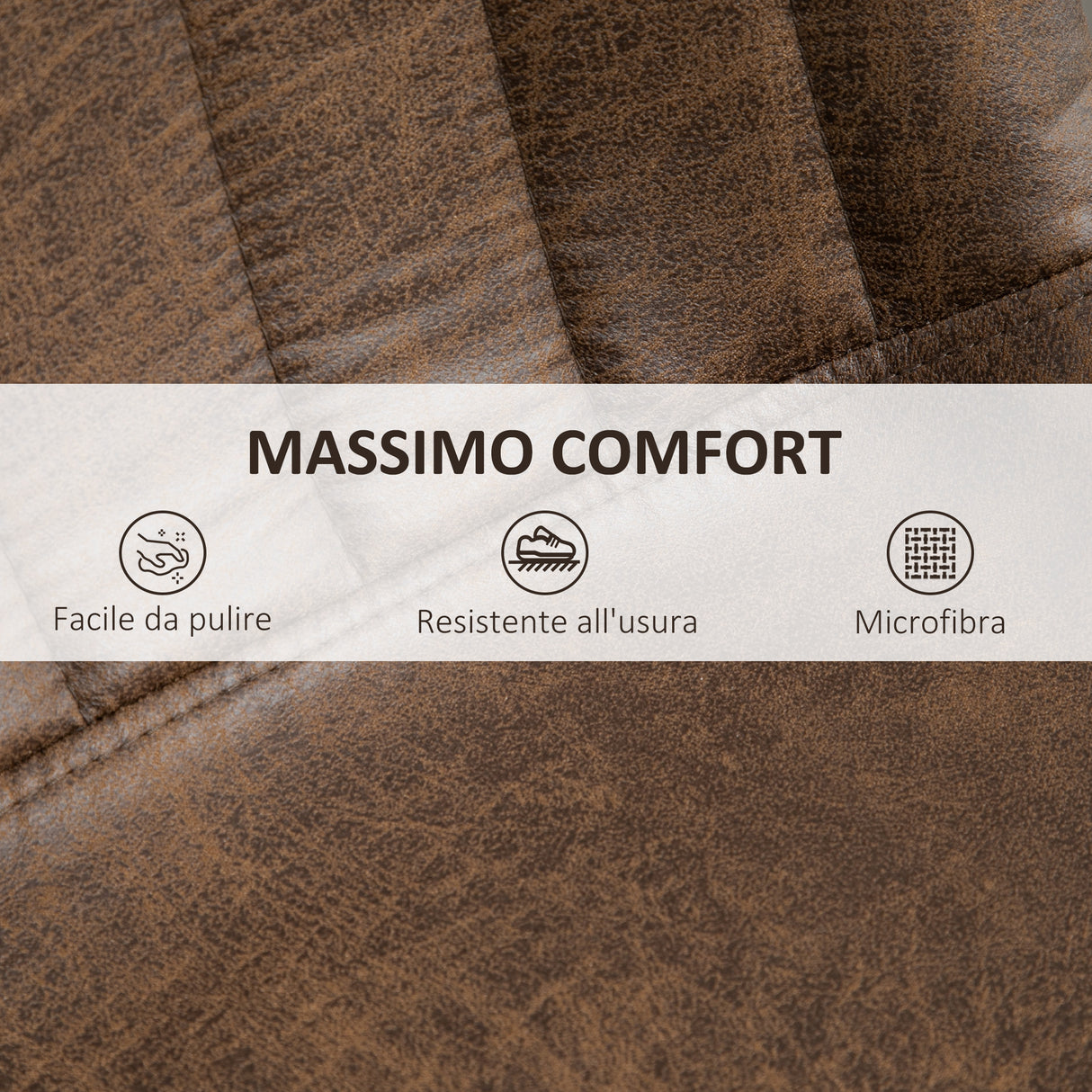 easycomfort easycomfort set 2 sgabelli da bar in stile industriale con altezza regolabile in similpelle marrone ean 8054144137940