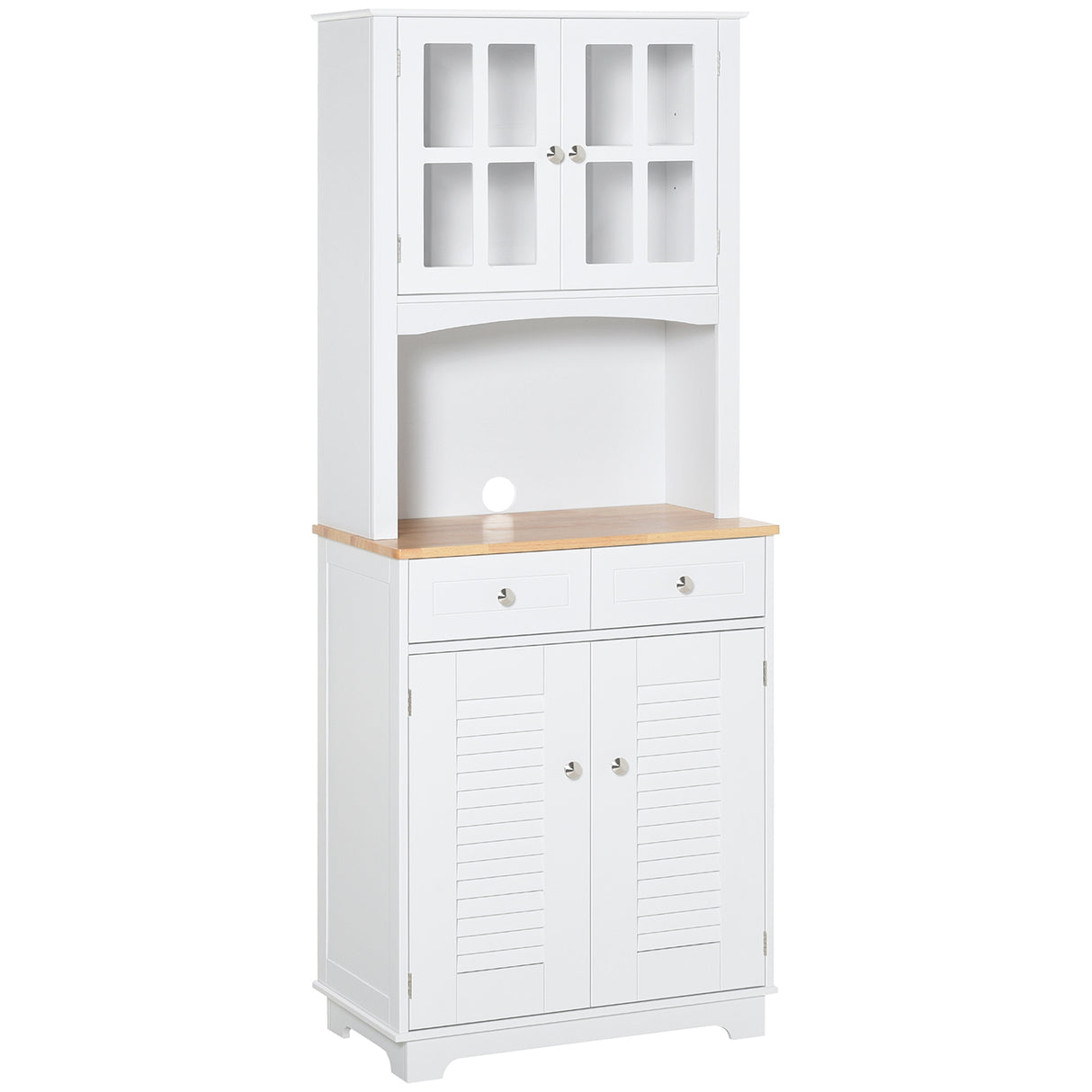 easycomfort easycomfort credenza alta per cucina mobile buffet in legno bianco ean 8054144135472