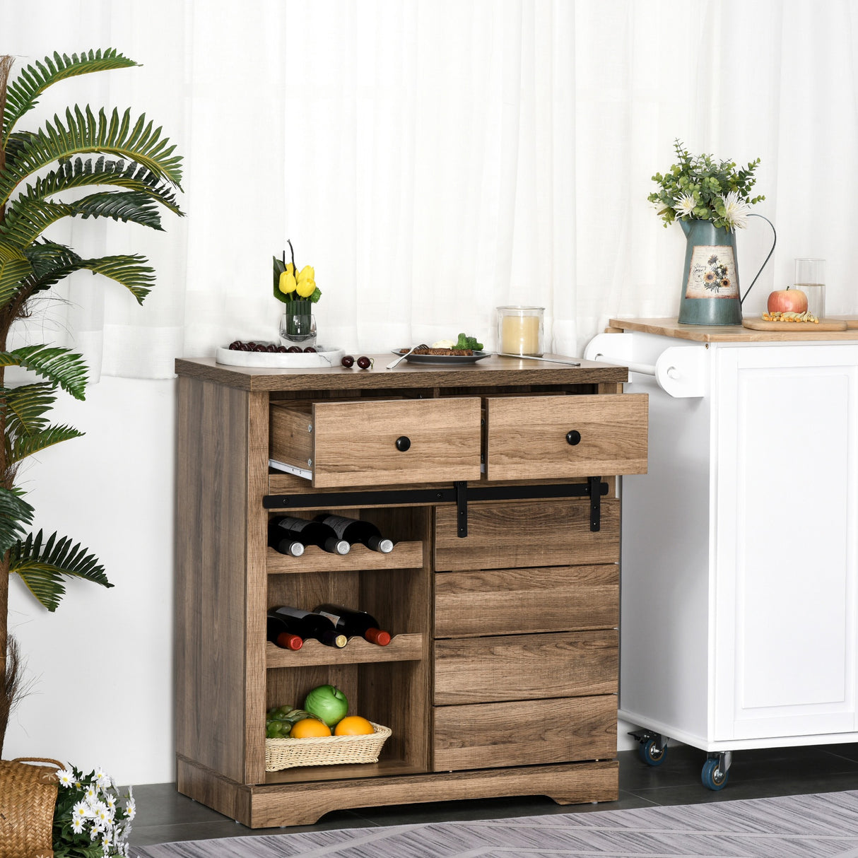 easycomfort easycomfort credenza da cucina in stile industriale dispensa vintage ean 8054144130026