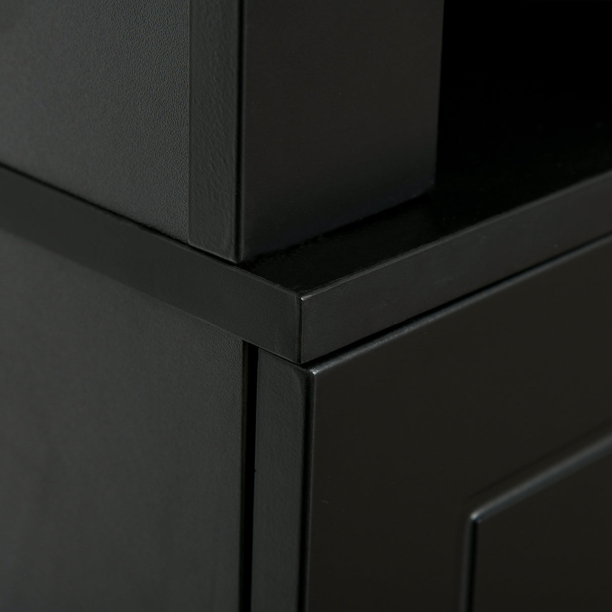 easycomfort easycomfort credenza cucina in legno con ripiani e armadietto 2 ante con mensole regolabili 74 6x35 5x182 5cm