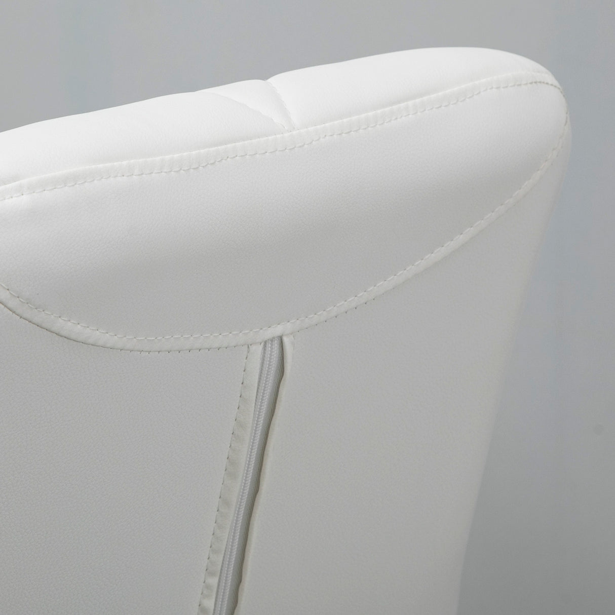 easycomfort easycomfort set 2 sgabelli da bar girevoli con altezza regolabile rivestimento similpelle e base rotonda bianco