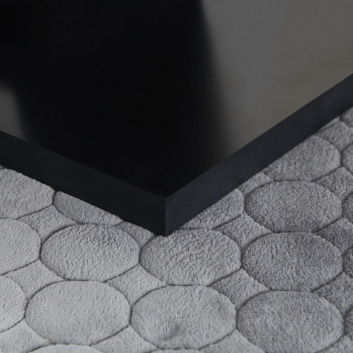 easycomfort easycomfort tavolo da pranzo per 4 6 persone con piano effetto marmo e base in acciaio 140x80x76cm nero