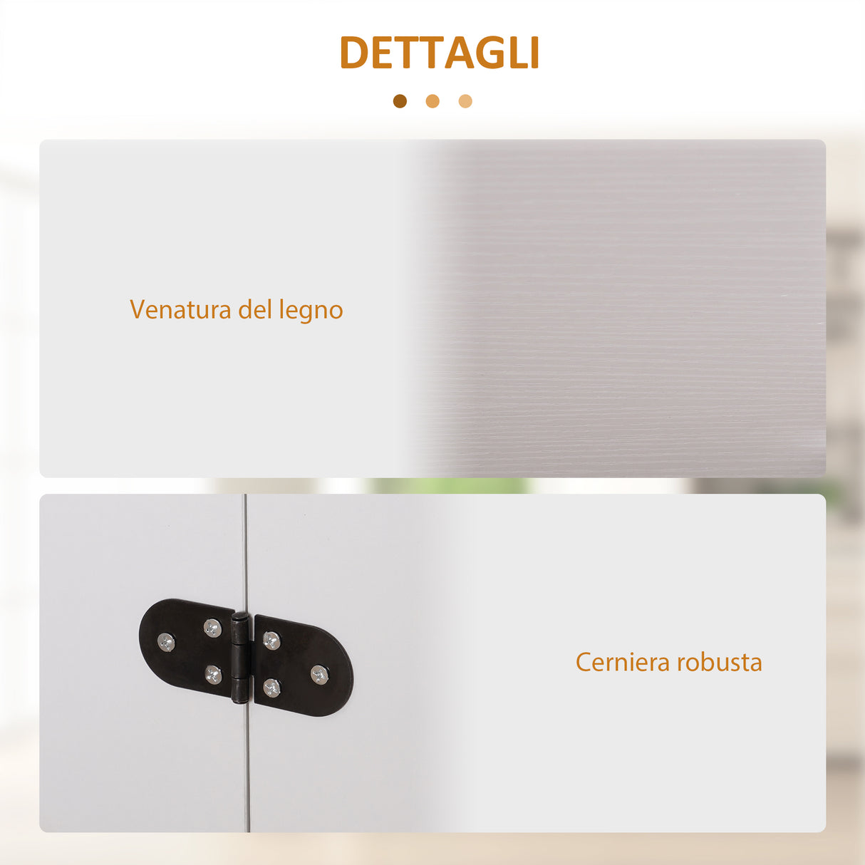 easycomfort easycomfort tavolo da pranzo pieghevole salvaspazio in legno 90x60x74cm bianco