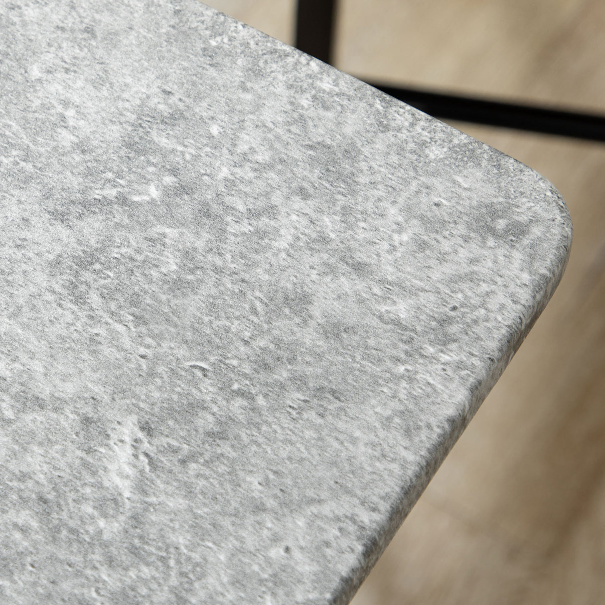 easycomfort easycomfort set tavolo e sedie 5pz tavolo da pranzo rettangolare in metallo e mdf e 4 sedie da pranzo grigio e nero