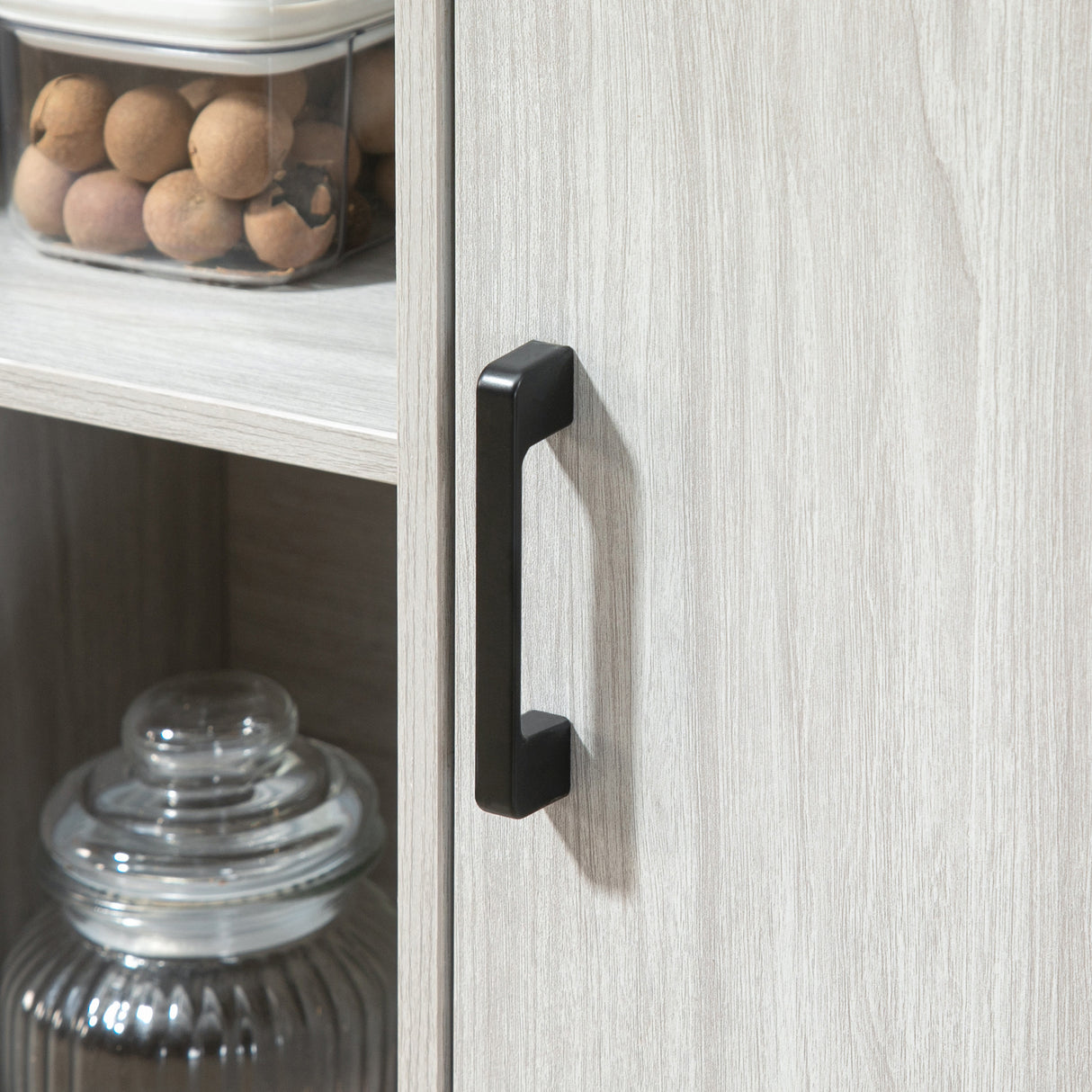 easycomfort easycomfort credenza moderna in legno con 2 armadietti e ripiani mobile cucina e per ingresso grigio chiaro 100x34x87 2cm