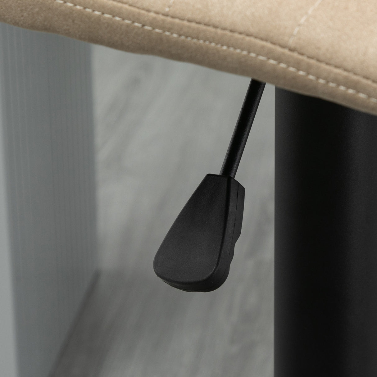 easycomfort easycomfort sgabelli da bar set 2 pezzi ad altezza regolabile in acciaio e poliestere 47 5x57 5x95 116 cm marrone