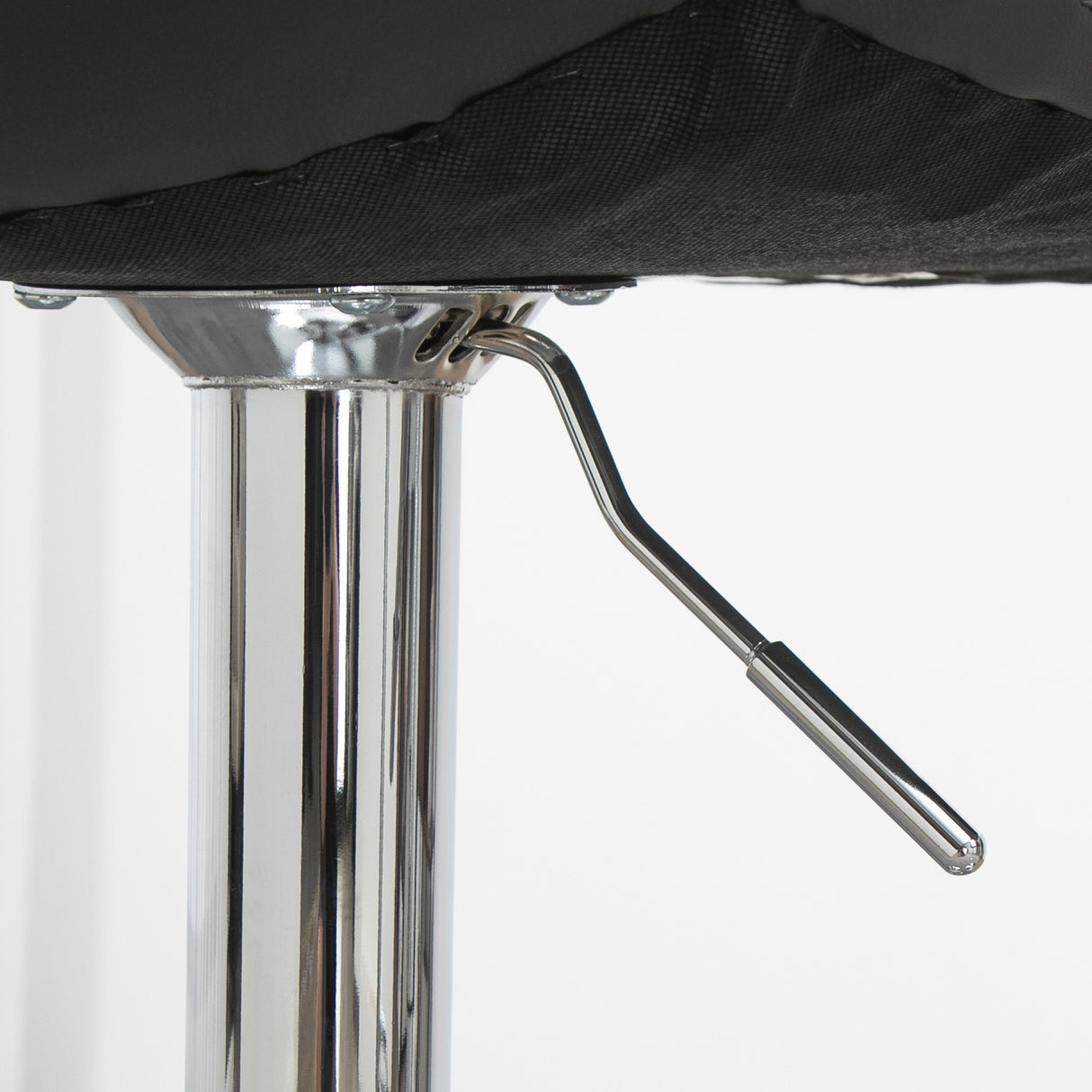 easycomfort easycomfort set 2 sgabelli da bar girevoli in similpelle con schienale e poggiapiedi 42x45x89 110cm grigio