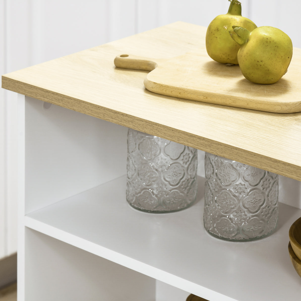 easycomfort easycomfort tavolo da bar moderno in mdf per 2 persone con 4 ripiani aperti e armadietto 116x79 5x91 cm