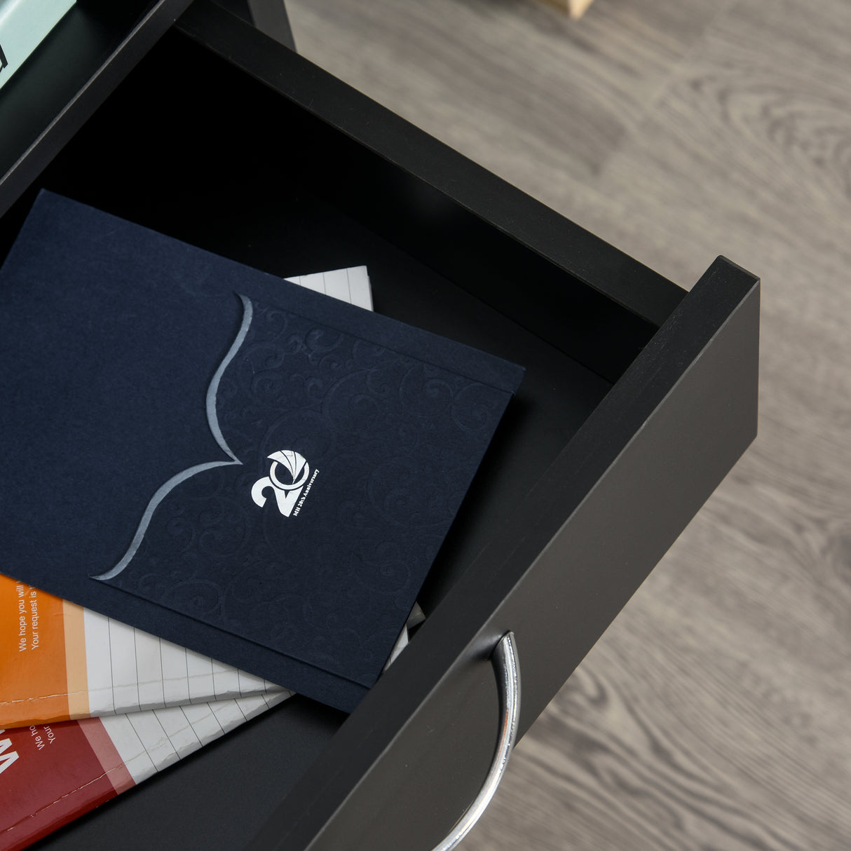 easycomfort easycomfort cassettiera portadocumenti da ufficio in legno nero con ruote e 2 cassetti ean 8054111843461