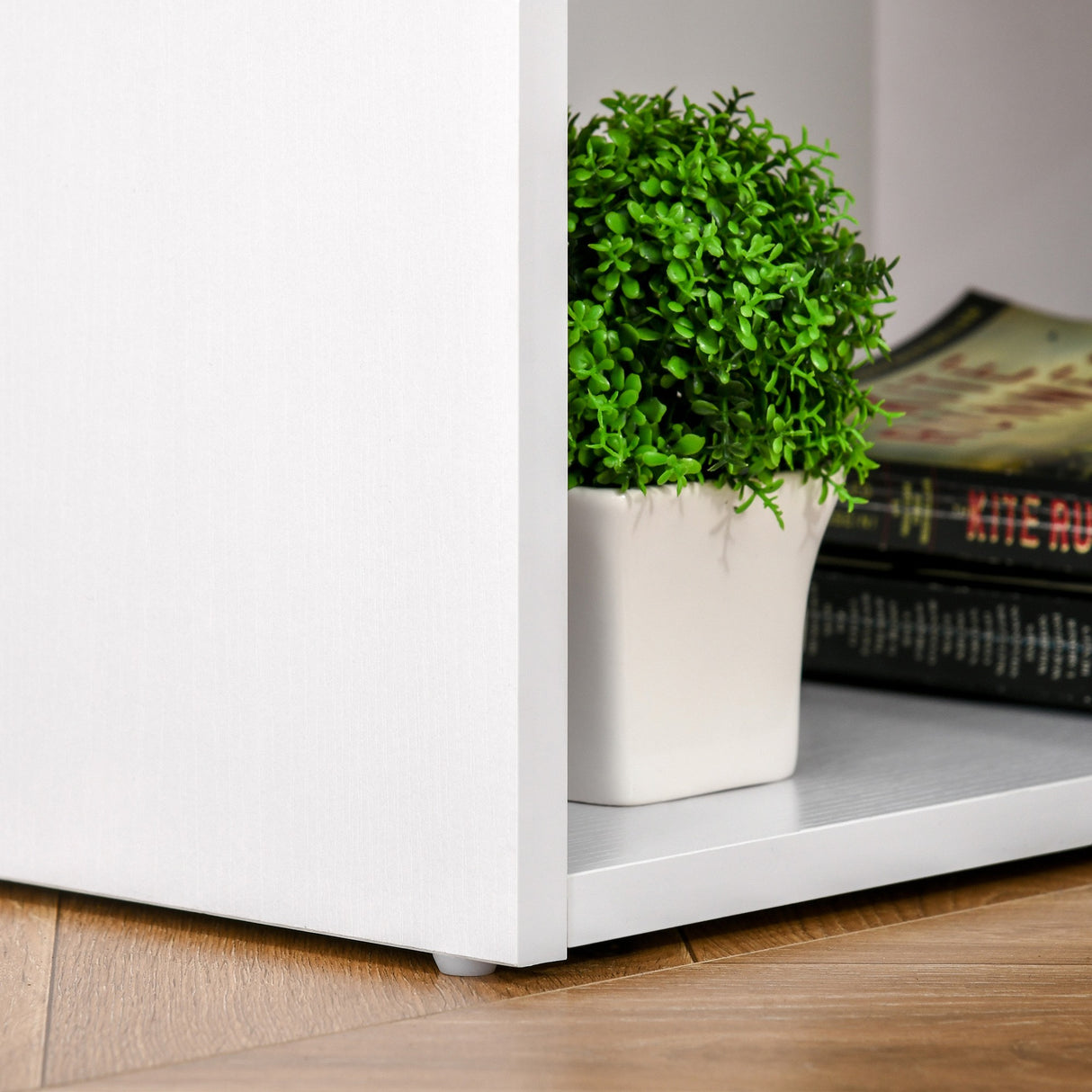 easycomfort easycomfort scrivania moderna con 3 cassetti e ripiani in legno bianco 120x49x72cm ean 8054111847582