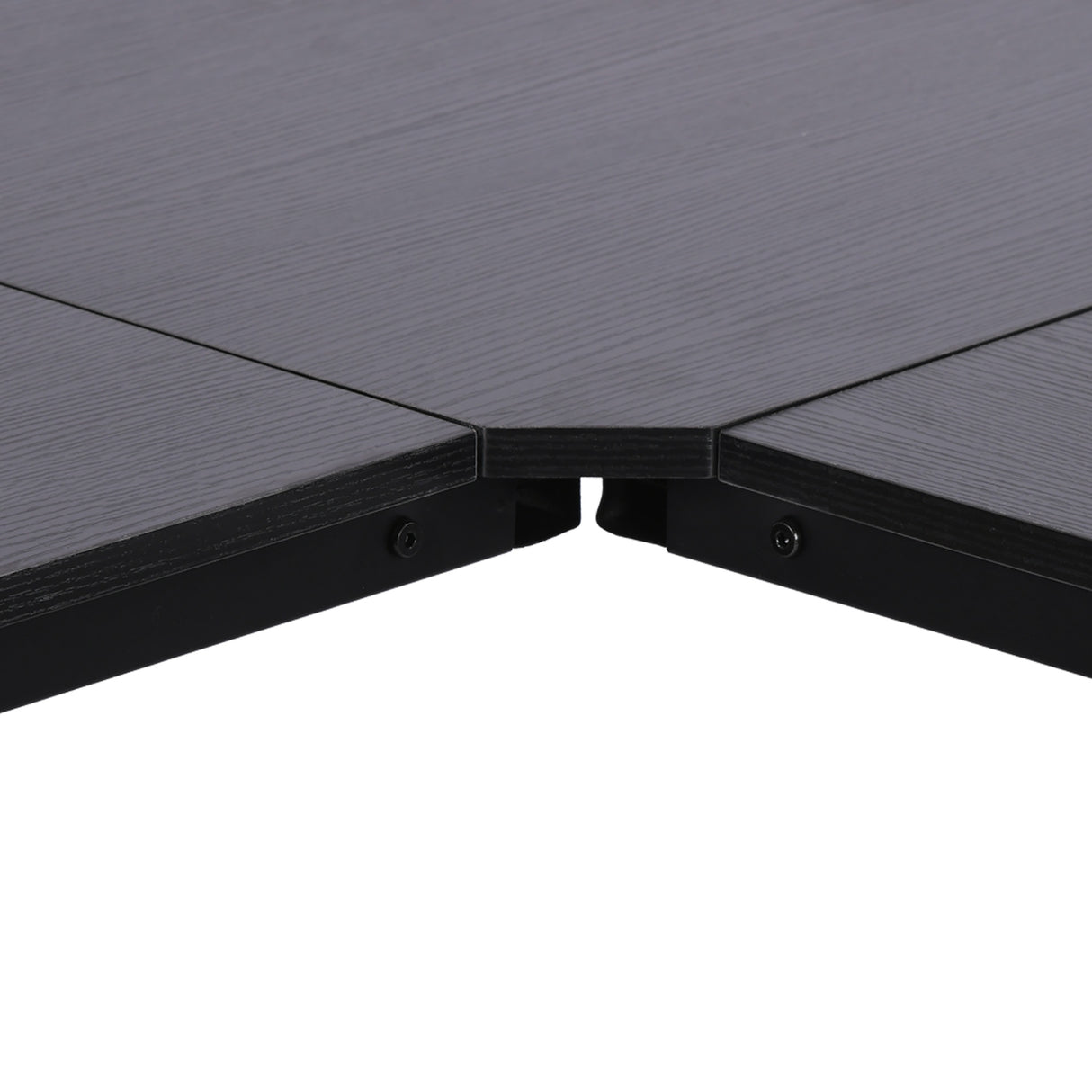 easycomfort easycomfort scrivania angolo spaziosa in legno e metallo nero ean 8054144134499