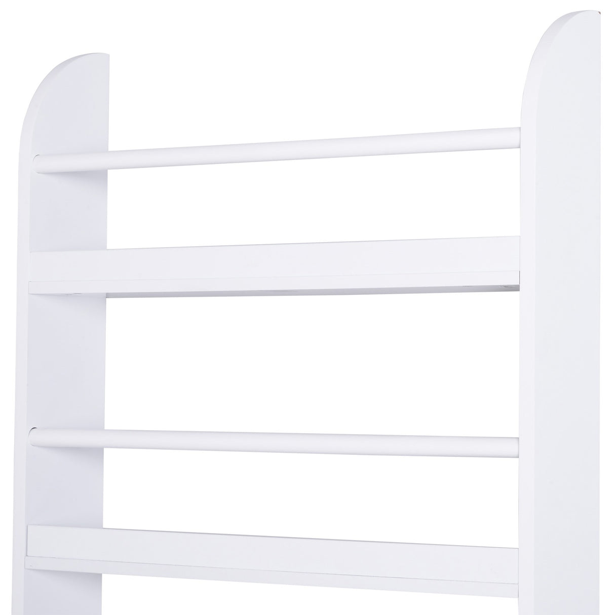 easycomfort easycomfort libreria scaffale da parete 4 mensole in legno bianco 59 x 12 x 113cm ean 8054111841955
