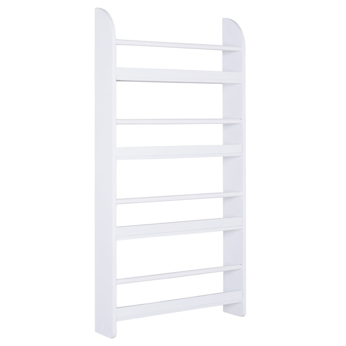 easycomfort easycomfort libreria scaffale da parete 4 mensole in legno bianco 59 x 12 x 113cm ean 8054111841955