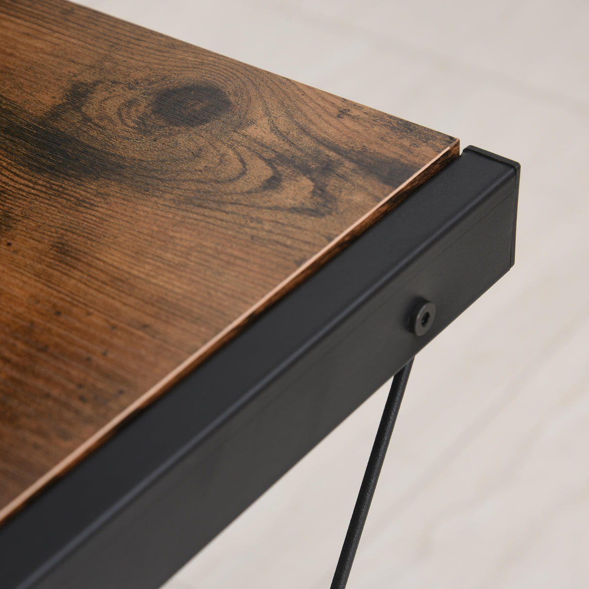 easycomfort easycomfort scrivania angolare reversibile per computer e pc in stile industriale per ufficio o camera in legno 155x115x91.5cm ean 8055776912721