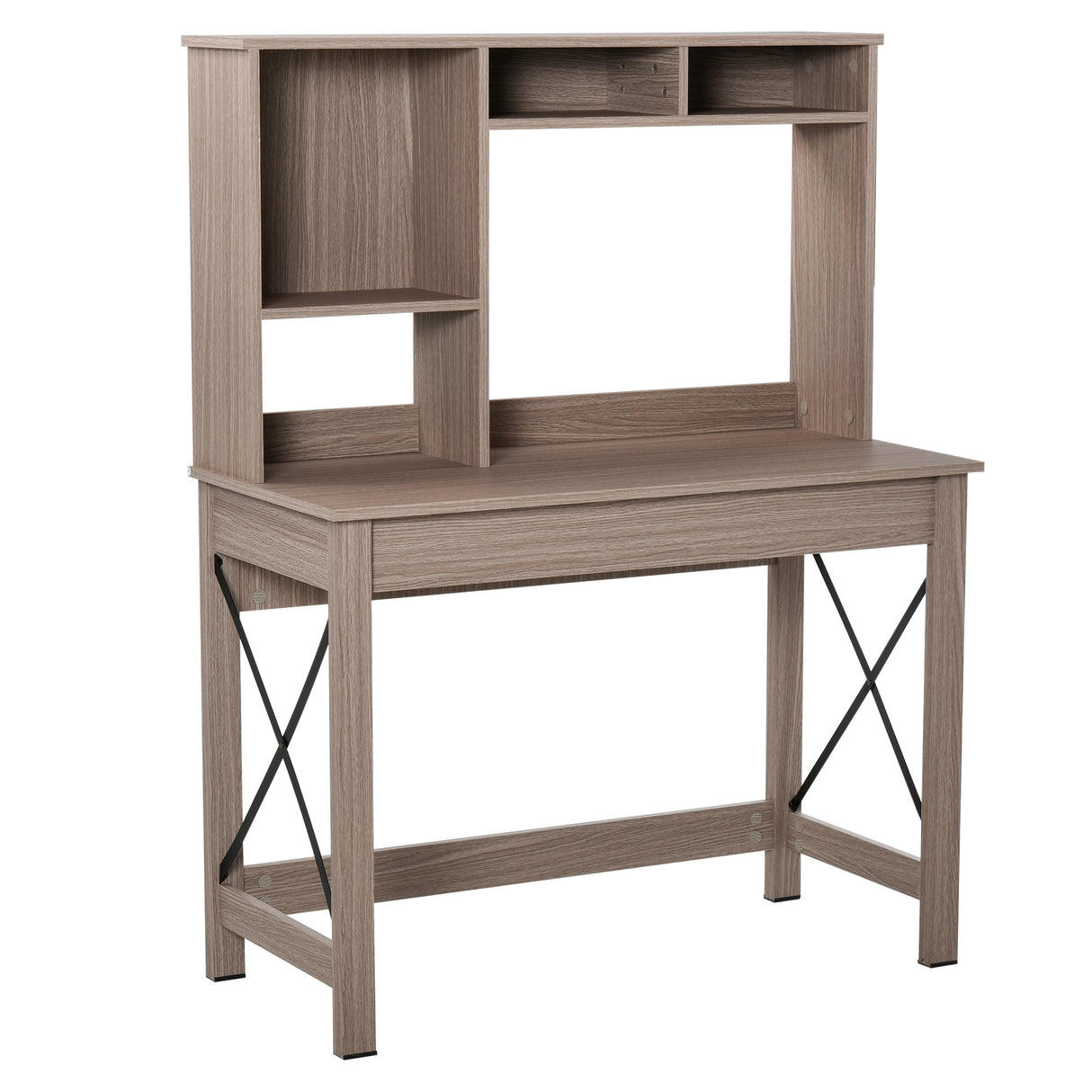 easycomfort easycomfort scrivania con scaffale libreria in legno 105 x 50 x 137.5cm ean 8054144132228