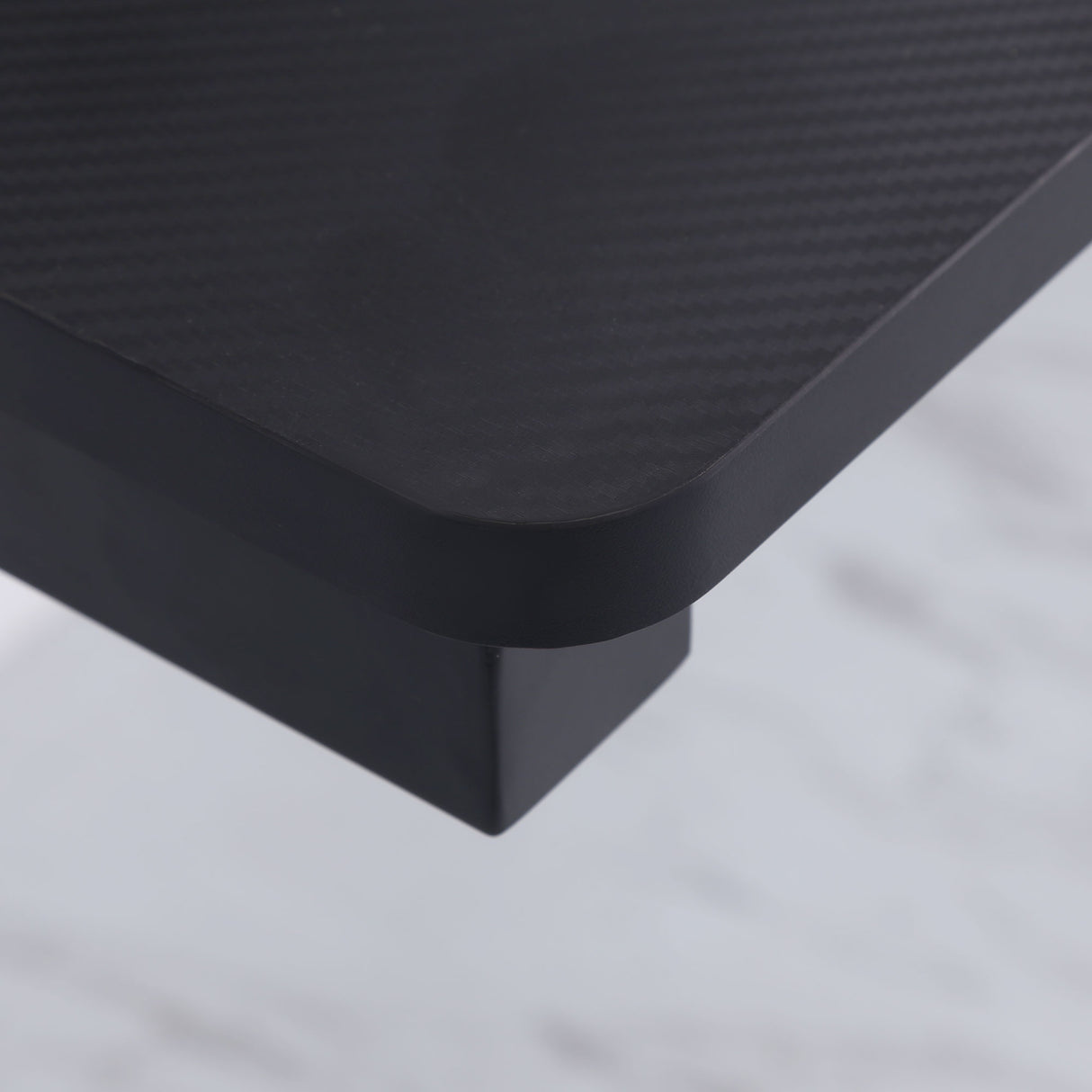 easycomfort easycomfort scrivania gaming moderna per camera o ufficio con 2 fori passacavi 120x60x73cm nero