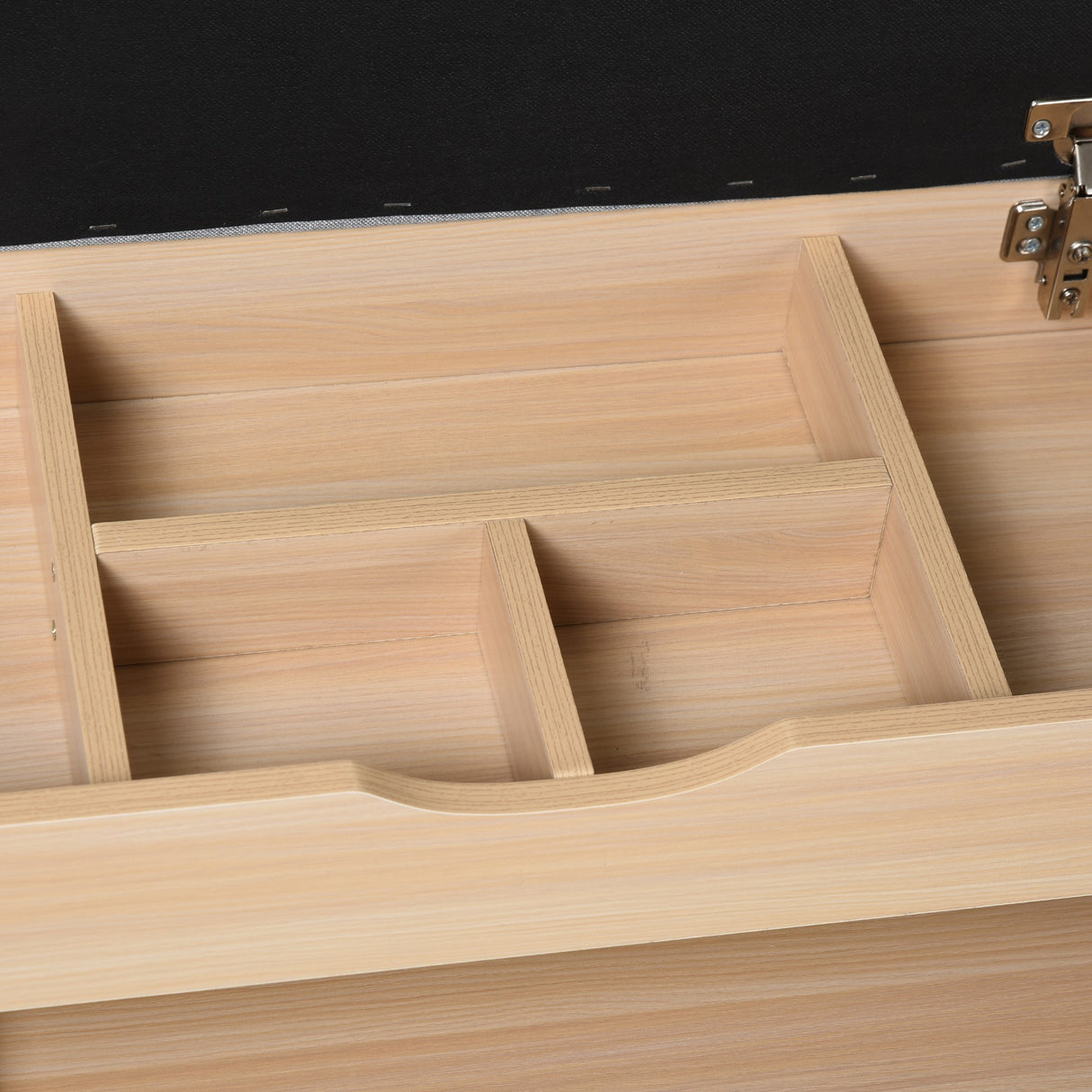 easycomfort easycomfort panca scarpiera in legno con seduta imbottita e scomparto nascosto 80 x 30 x 48cm ean 8054111843256