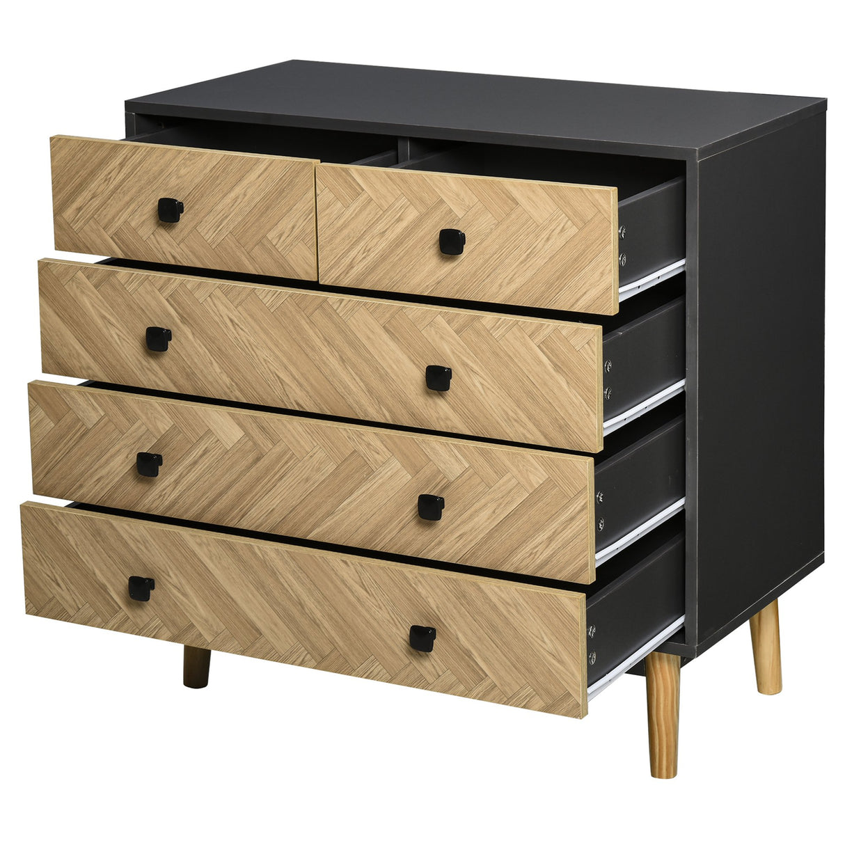 easycomfort easycomfort cassettiera per camera da letto in legno stile vintage industriale ean 8054111849449