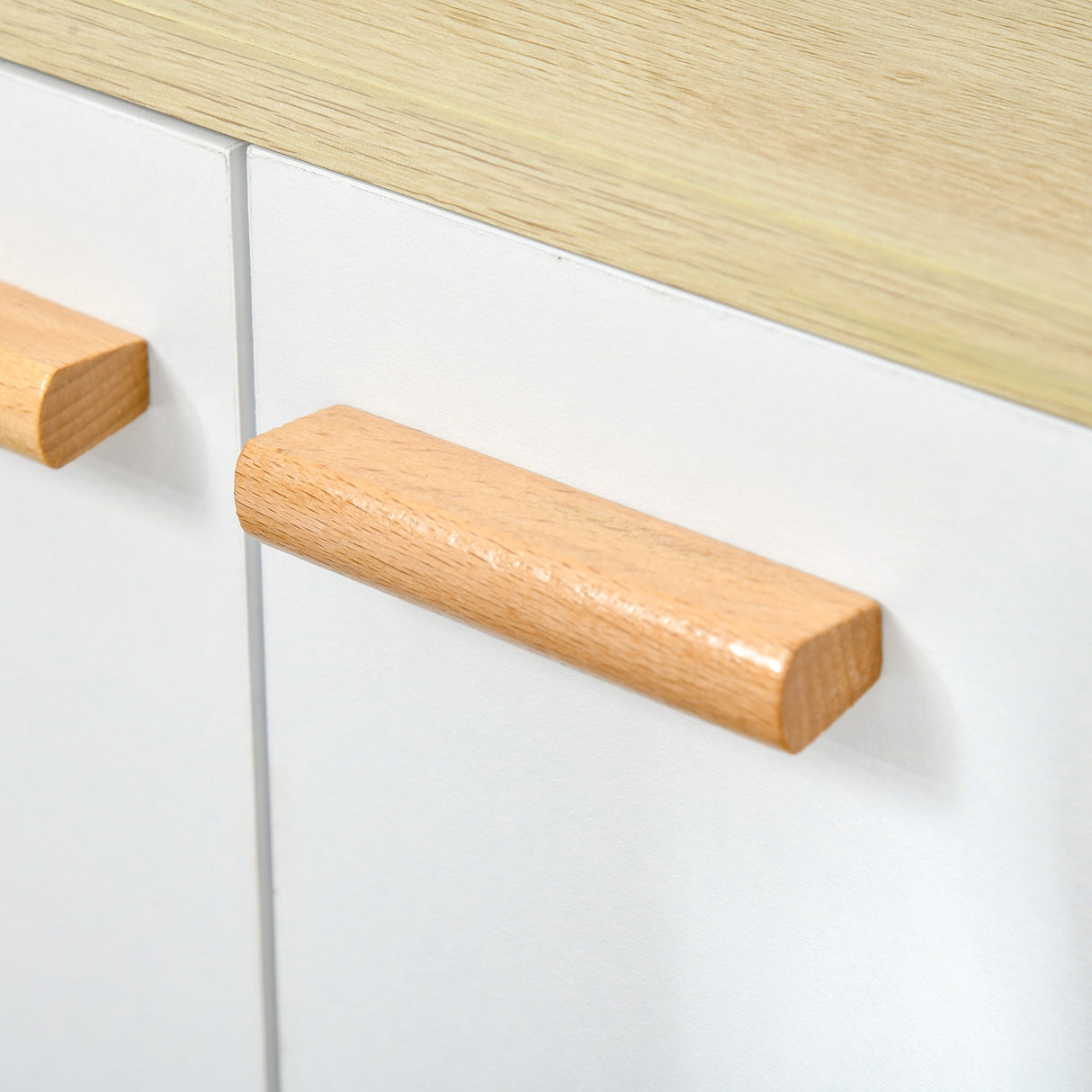 easycomfort easycomfort mobiletto multiuso con armadietto e ripiani aperti mobile da soggiorno cucina ufficio in legno bianco 60x30x78cm