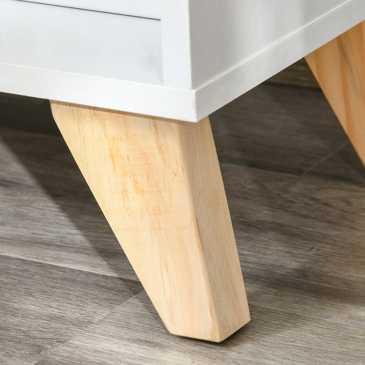 easycomfort easycomfort mobiletto multiuso con armadietto e ripiani aperti mobile da soggiorno cucina ufficio in legno bianco 60x30x78cm