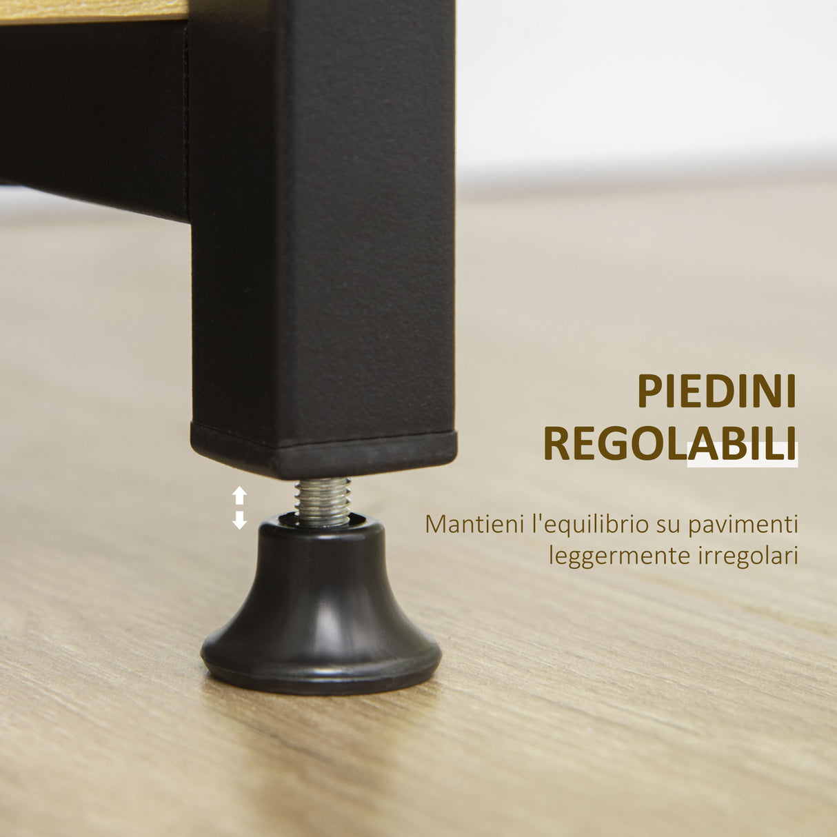 easycomfort easycomfort appendiabiti in stile industriale con 2 cassetti e 4 ripiani aperti in dotazione in acciaio e truciolato 130x40x180cm color legno e nero