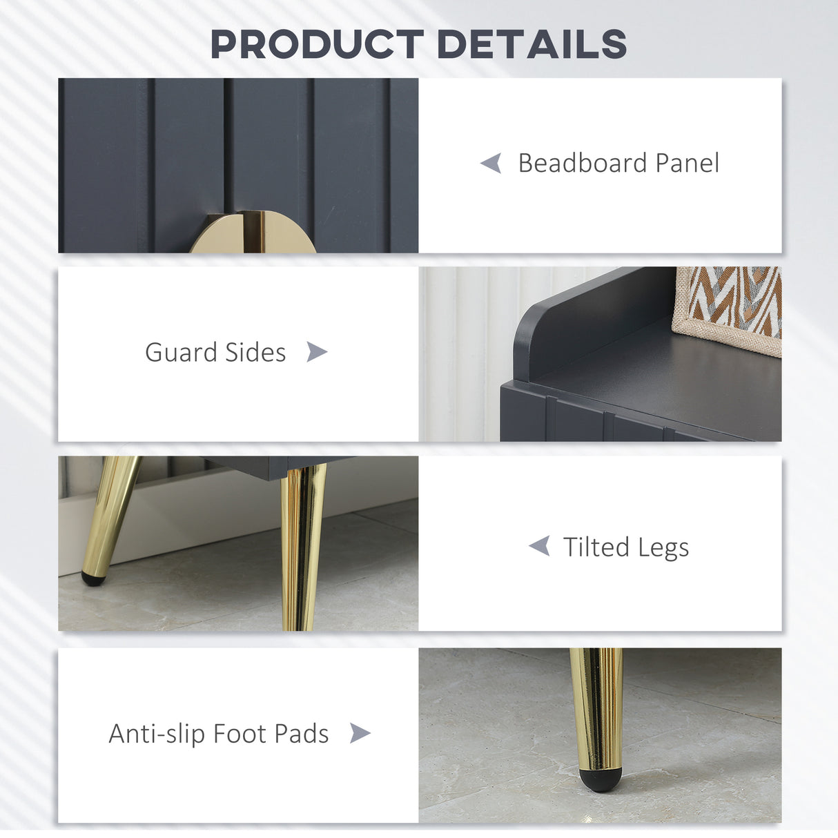 easycomfort easycomfort scarpiera slim moderna a 4 livelli con 2 ante e ripiani regolabili per max 15 scarpe in truciolato e acciaio 60x33x100 cm grigio e oro