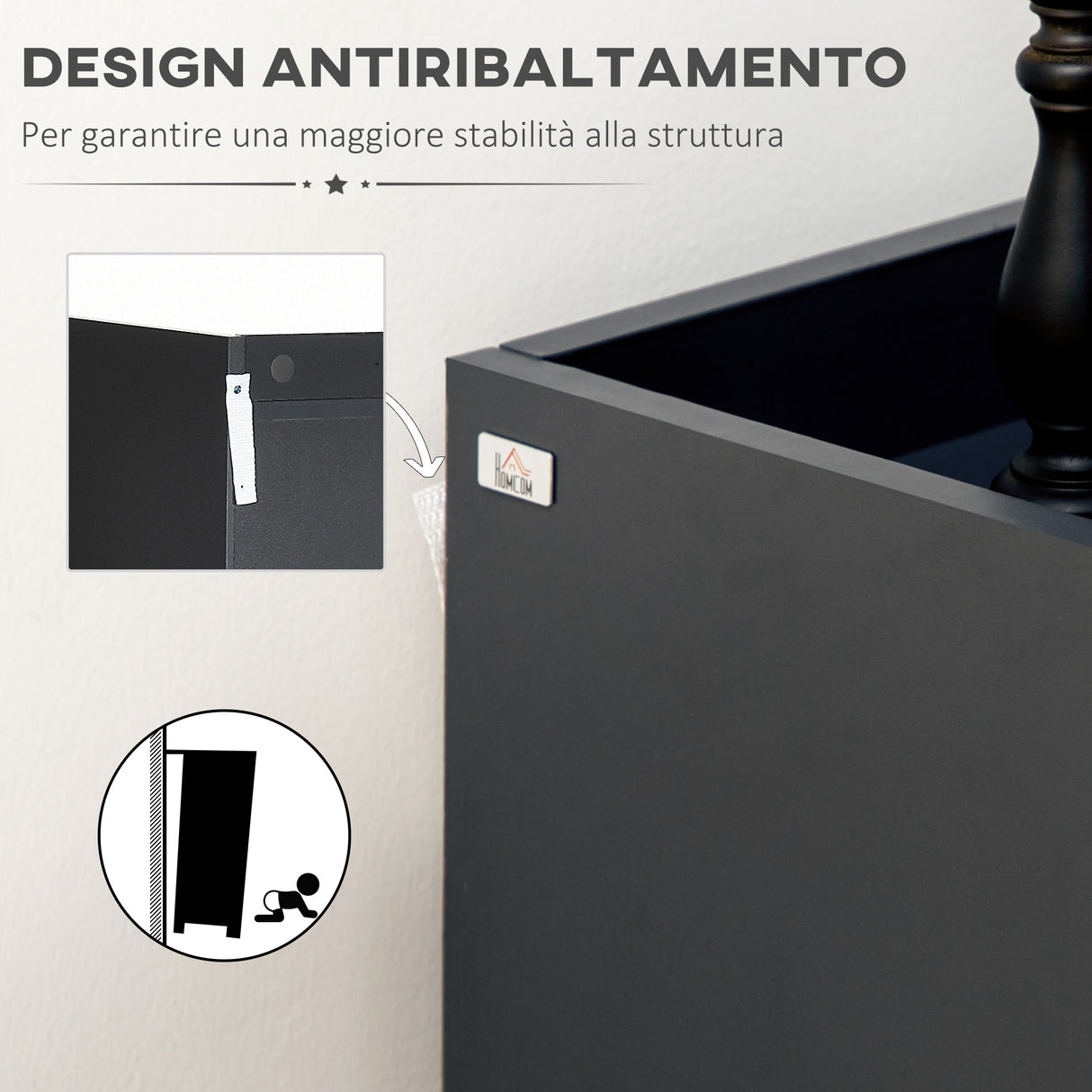 easycomfort easycomfort mobile scarpiera da ingresso in truciolato per 24 scarpe con ripiani regolabili 90x32x100 cm