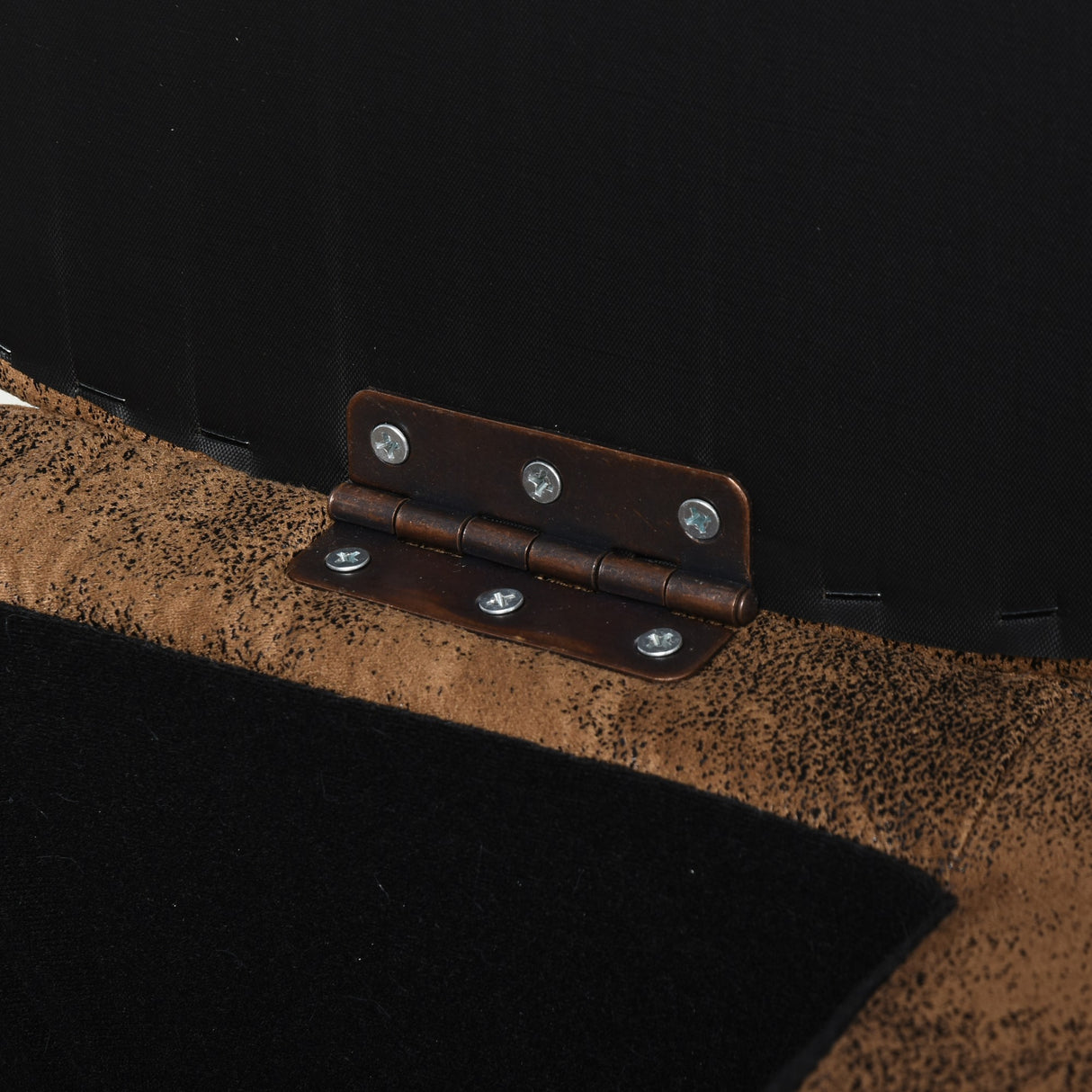 easycomfort easycomfort pouf contenitore a forma di bufalo sgabello poggiapiedi con struttura in legno e seduta imbottita 62x35x36cm marrone